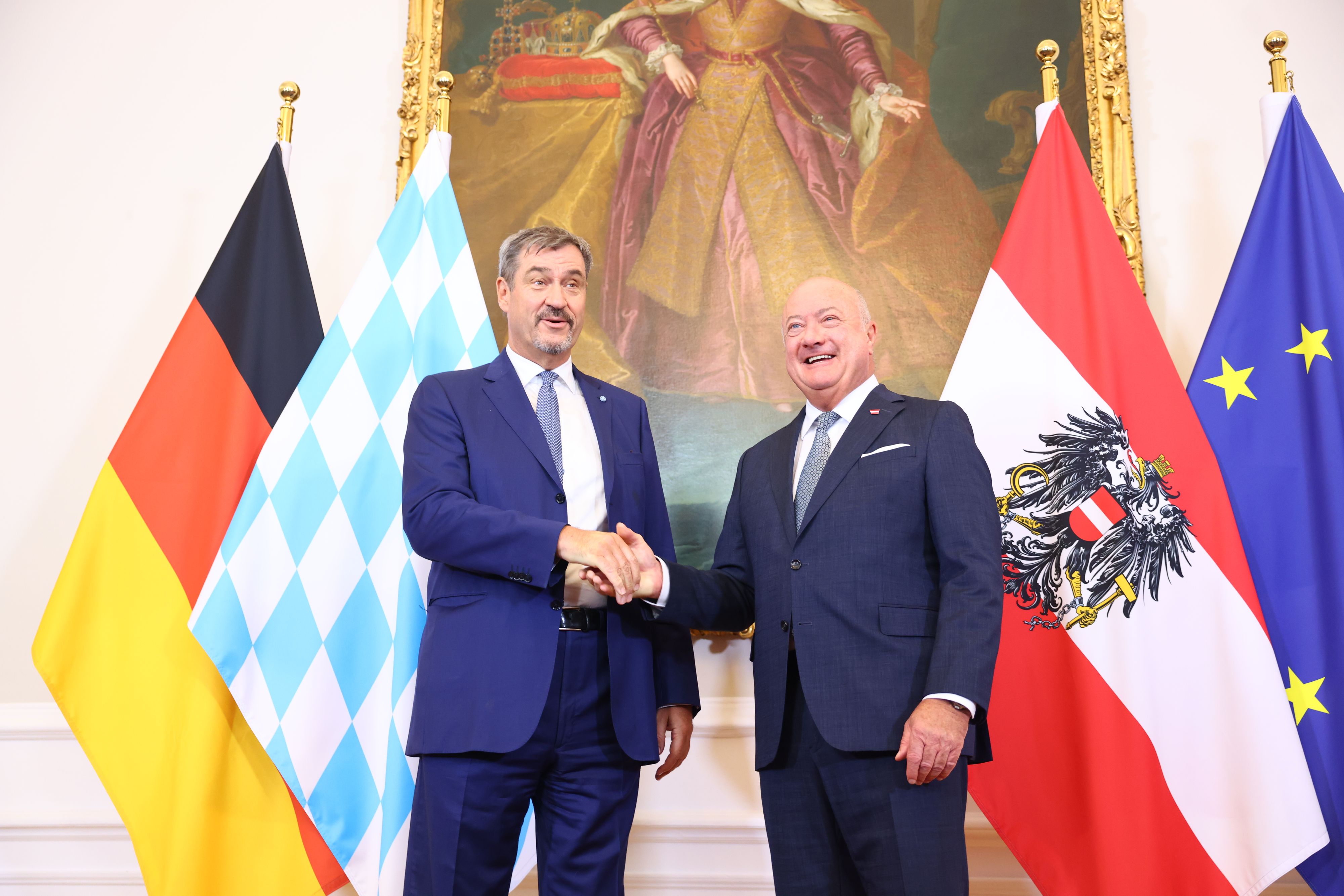 Markus Söder und Christian Stocker. 