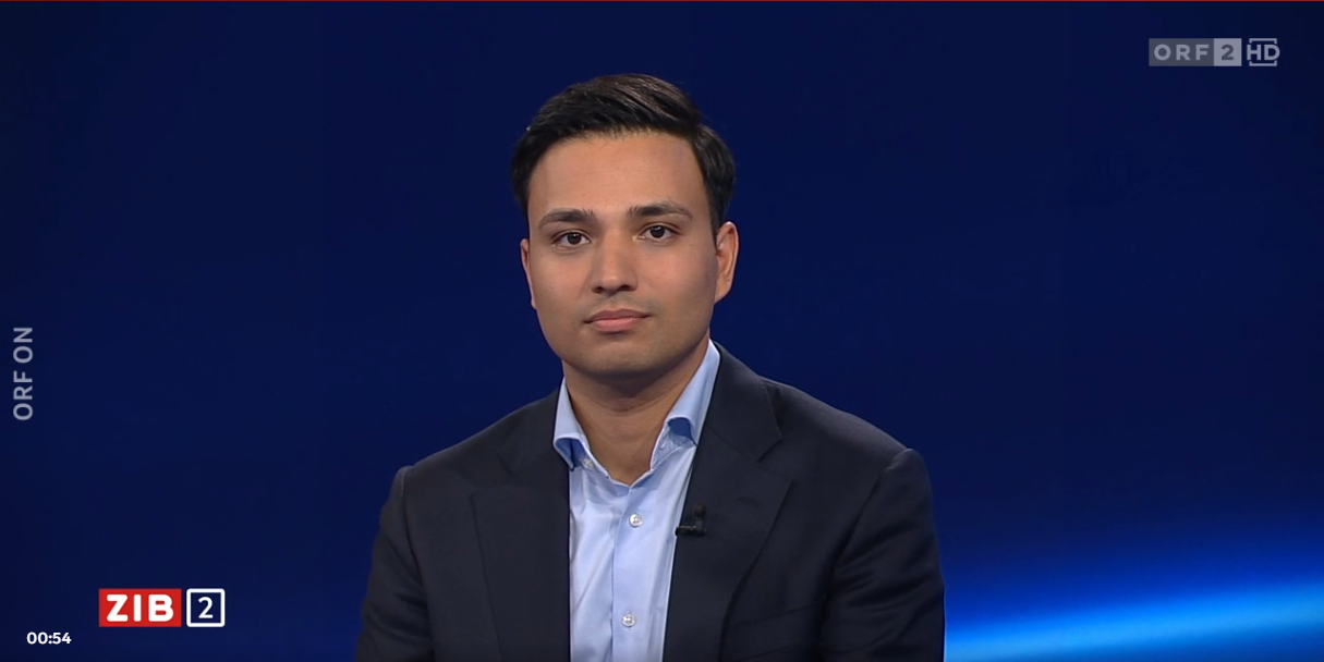 NEOS-Klubobmann Yannick Shetty am Donnerstagabend in der 