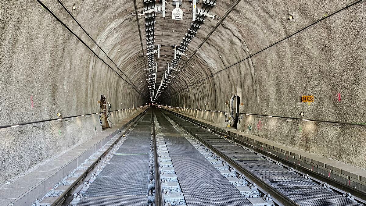 Acht Monate war der Tauerntunnel für den Zugverkehr gesperrt. Am 14. Juli wird er wieder geöffnet.