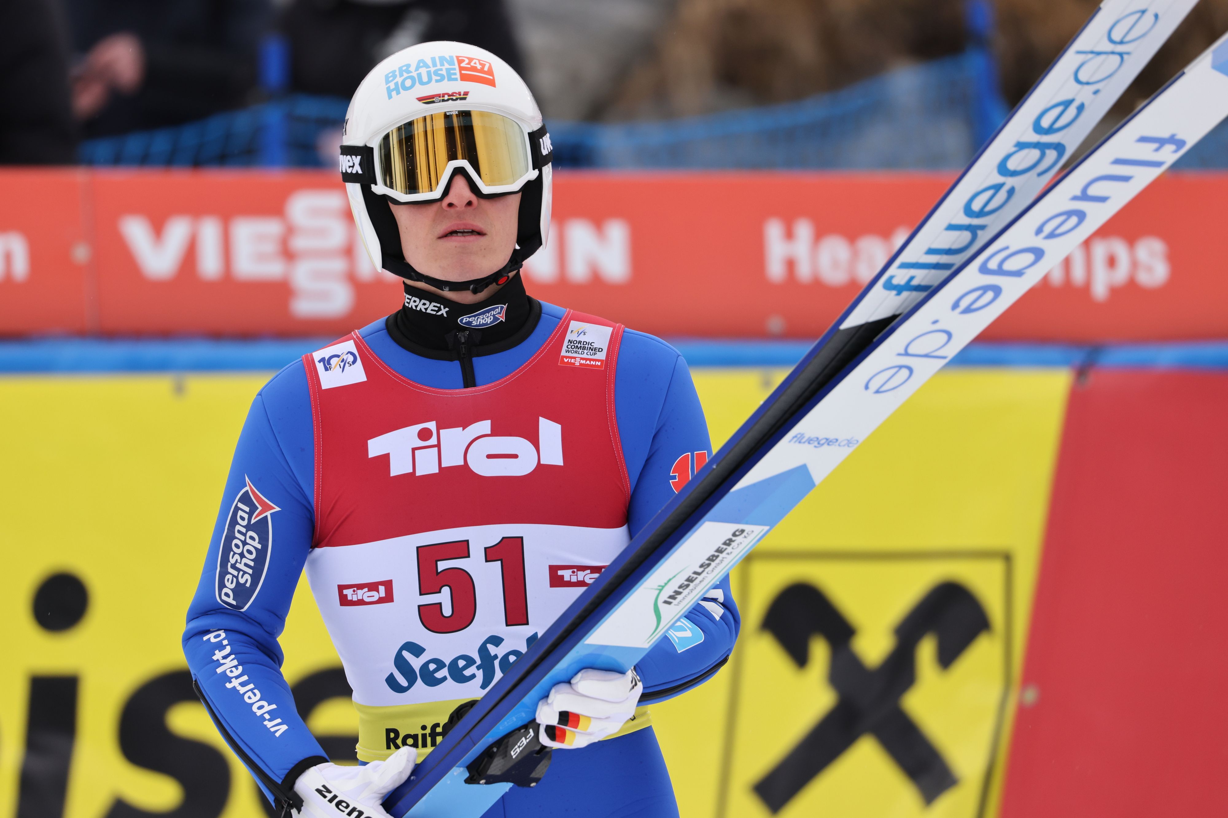 Der Nordische Kombinierer Manuel Faißt fällt nach einem Achillessehnenriss monatelang aus. 