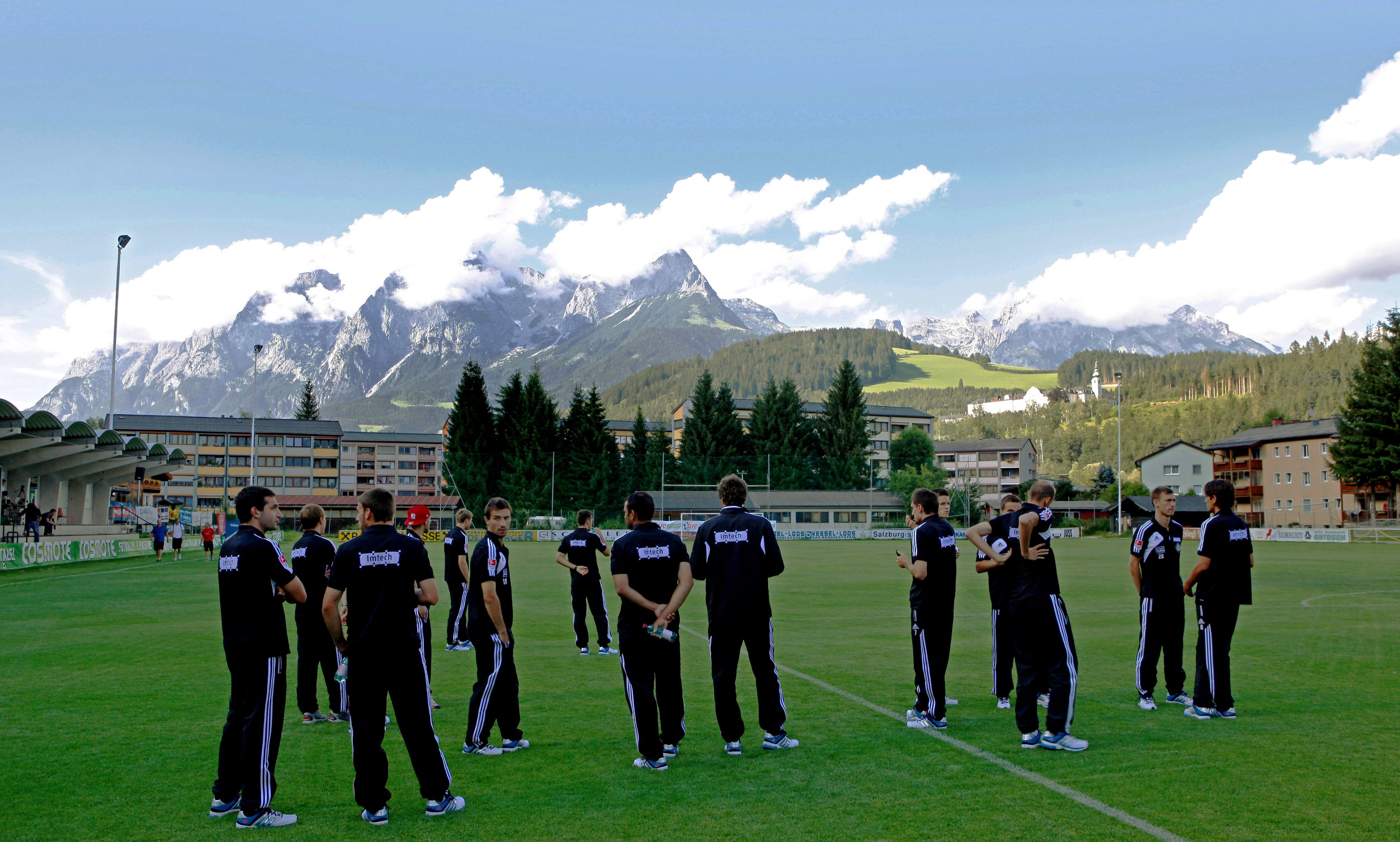 Das Stadion in Bischofshofen ist für große Partien nicht geeignet.