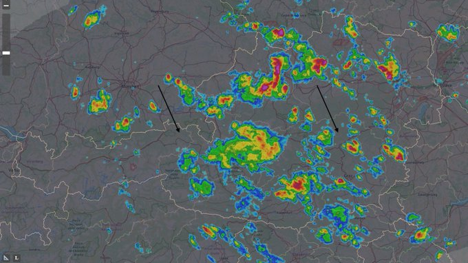 In Österreich gehen am Freitag viele Gewitter nieder.