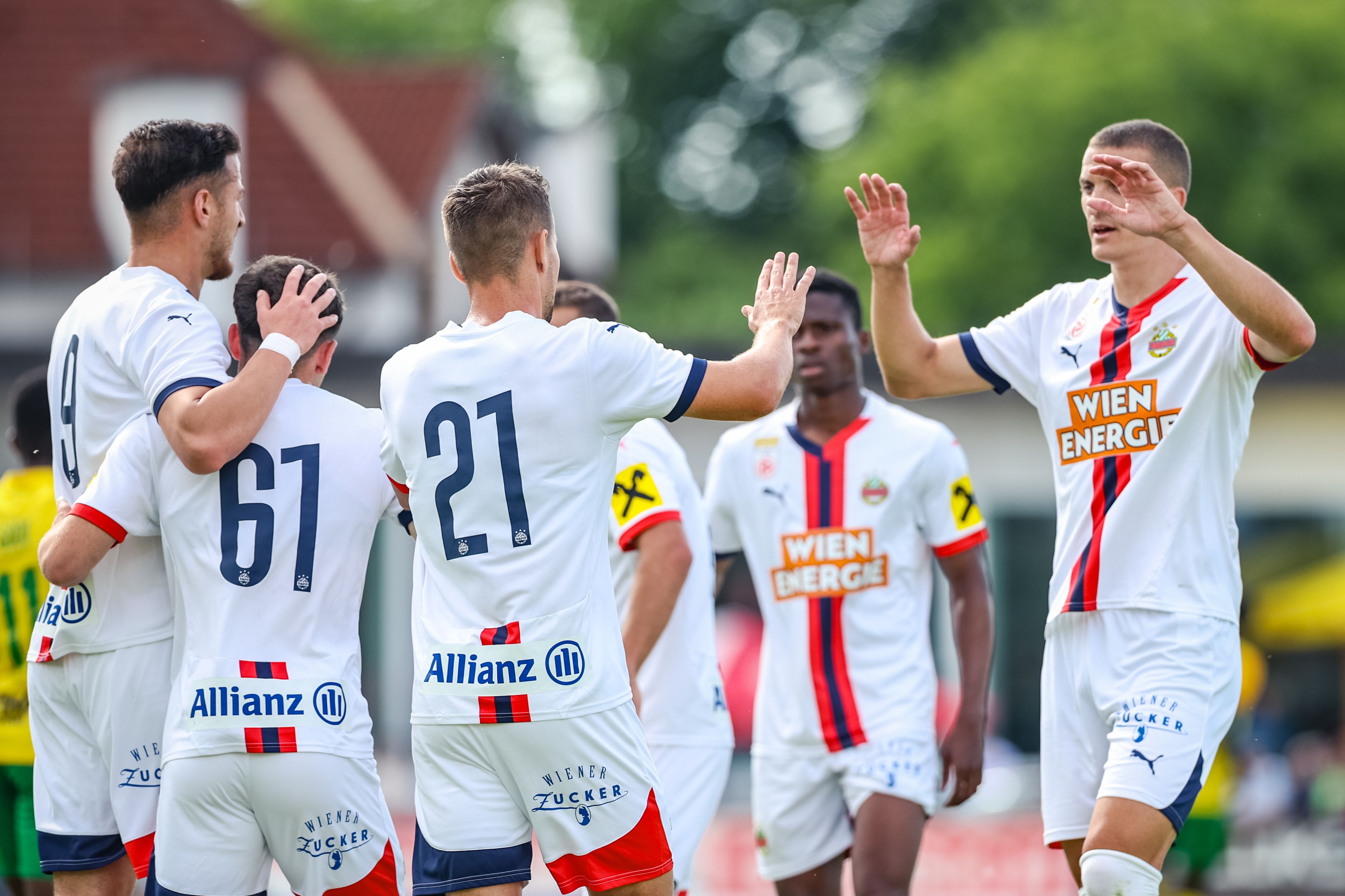 Rapid Wien gewinnt das Test-Duell mit MSK Zilina. 