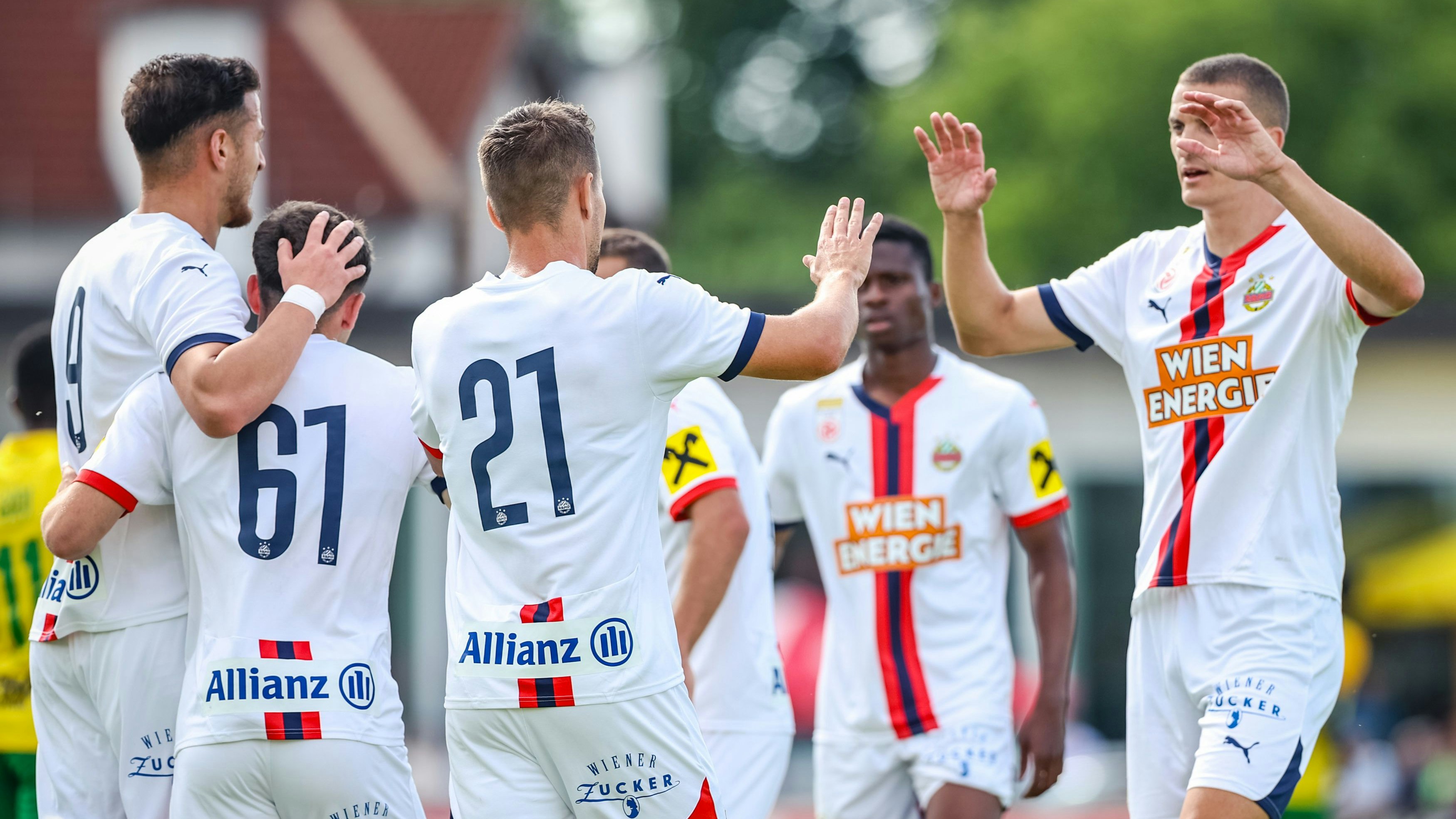 Rapid Wien gewinnt das Test-Duell mit MSK Zilina. 