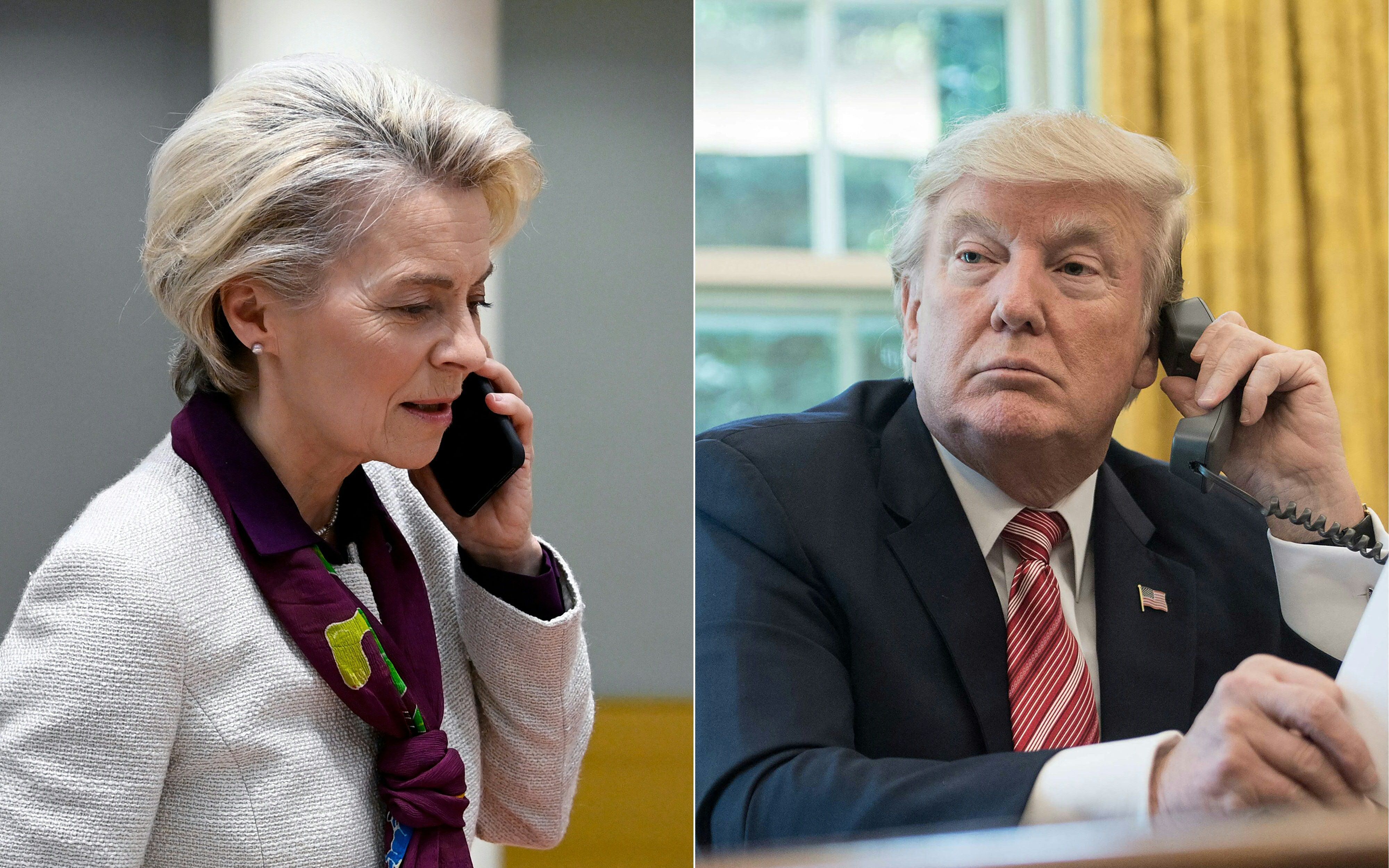 Trump hat neue Strafzölle gegen die EU angekündigt. Von der Leyen weist die Drohungen zurück.