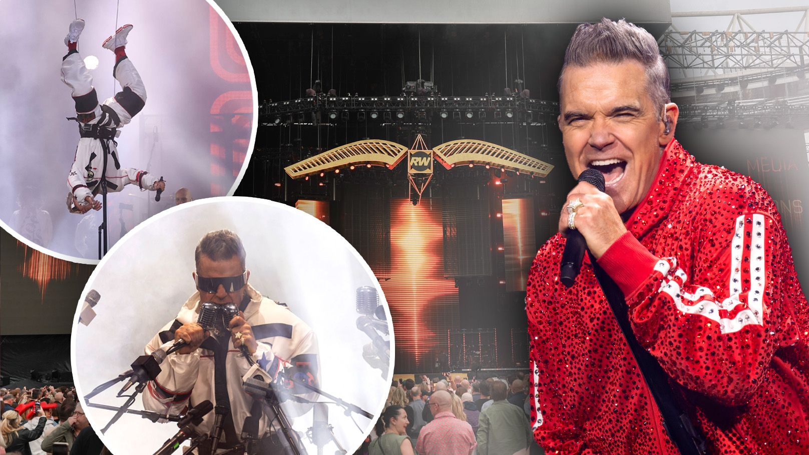 Robbie Williams sorgt in Wien für ein Hit-Feuerwerk.