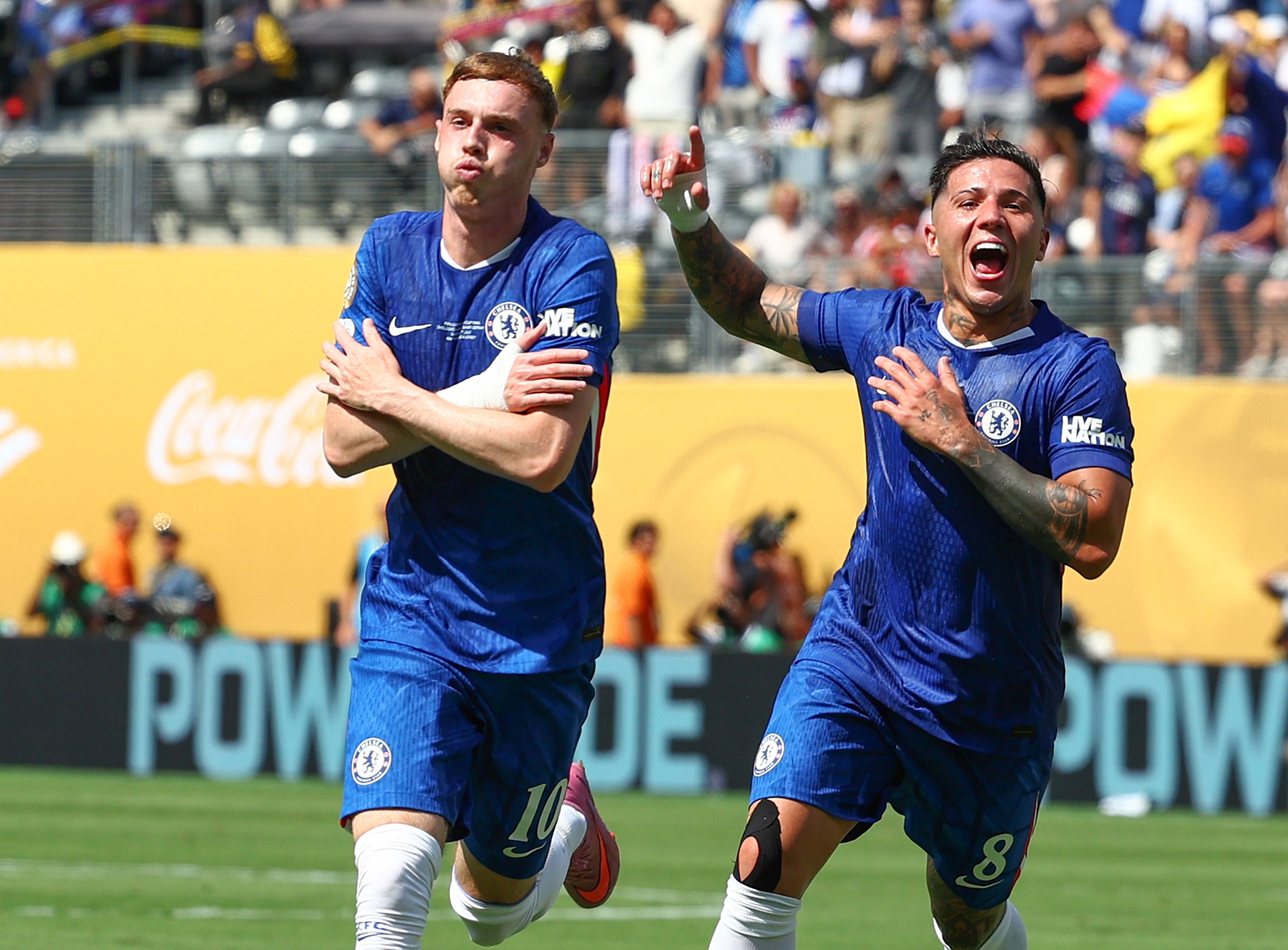 Cole Palmer schnürte in der ersten Halbzeit einen Doppelpack. 