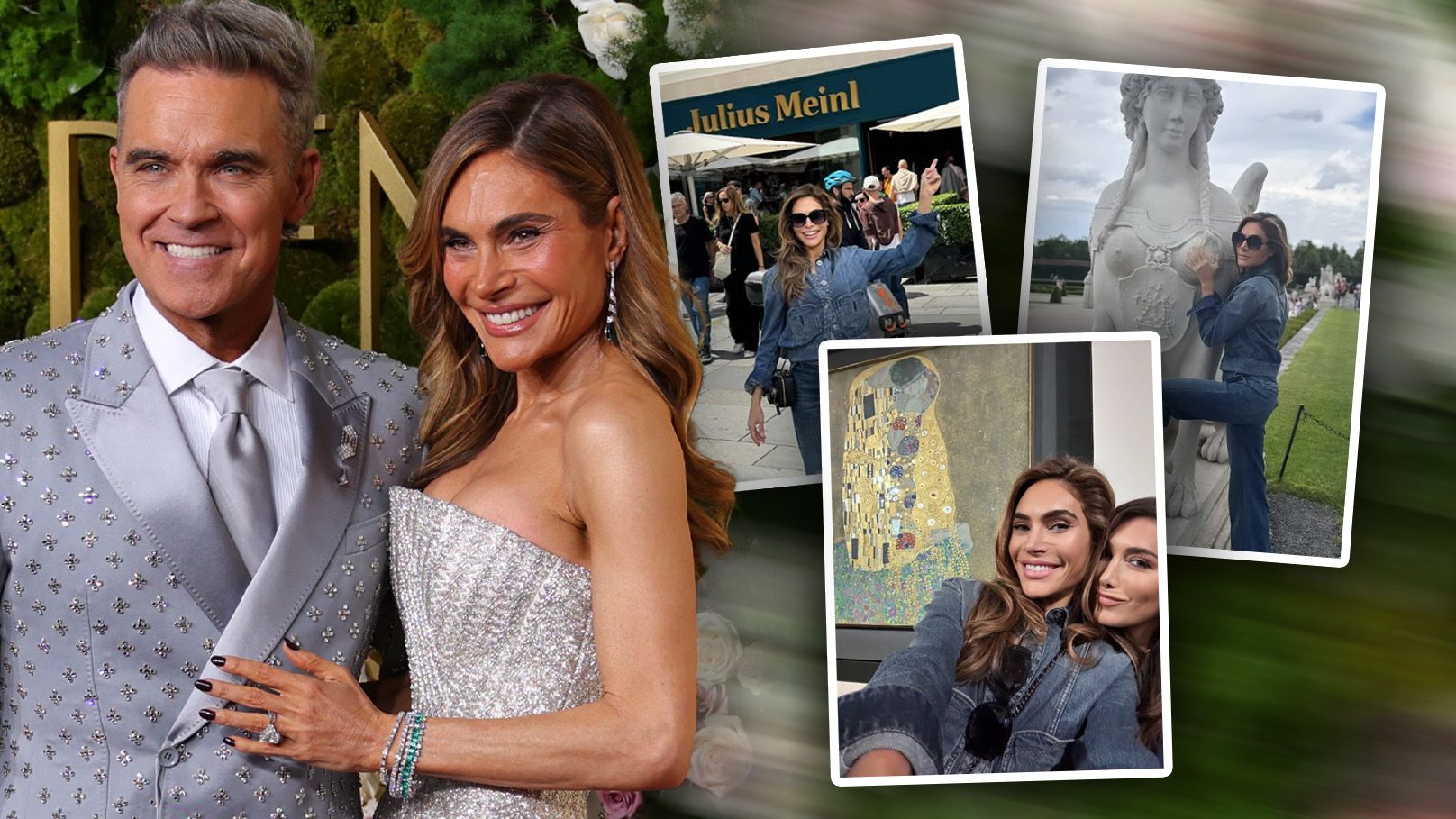 Robbie Williams' Frau Ayda Field war in Wien unterwegs.