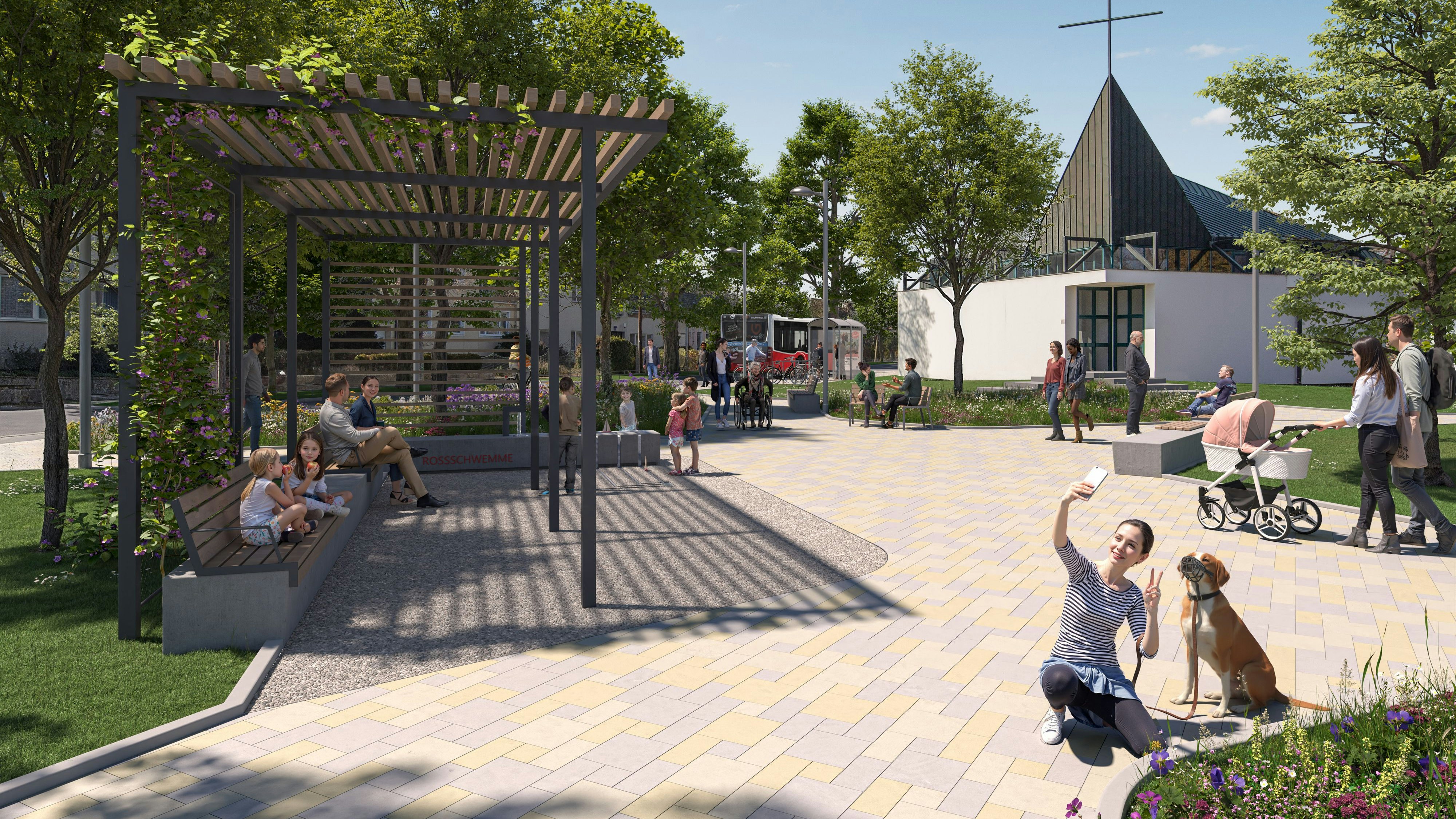 Heute.at - Süßenbrunner Platz – Parkplätze weichen Klimamaßnahmen