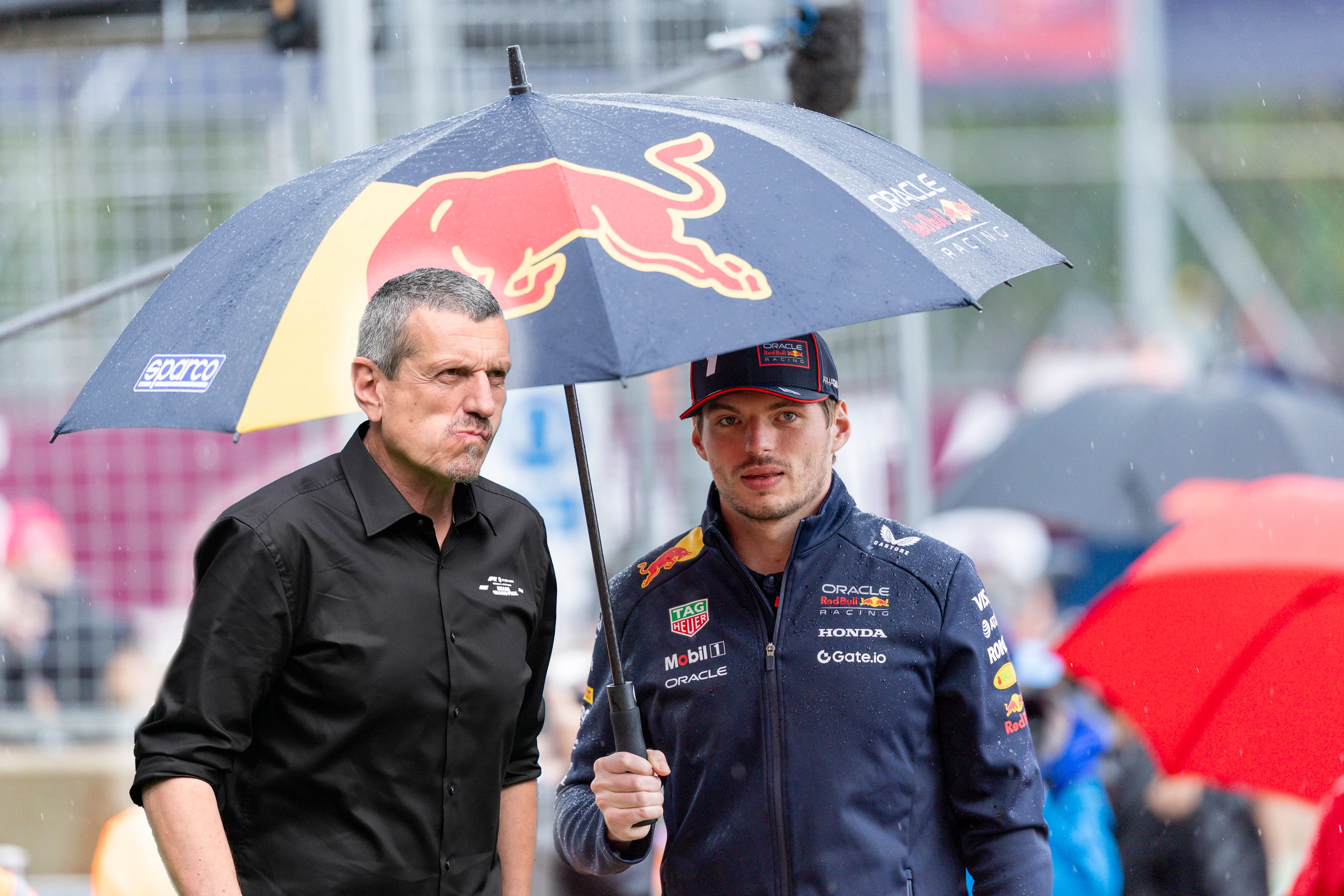 Günther Steiner (l.) glubt, dass Max Verstappen ein 