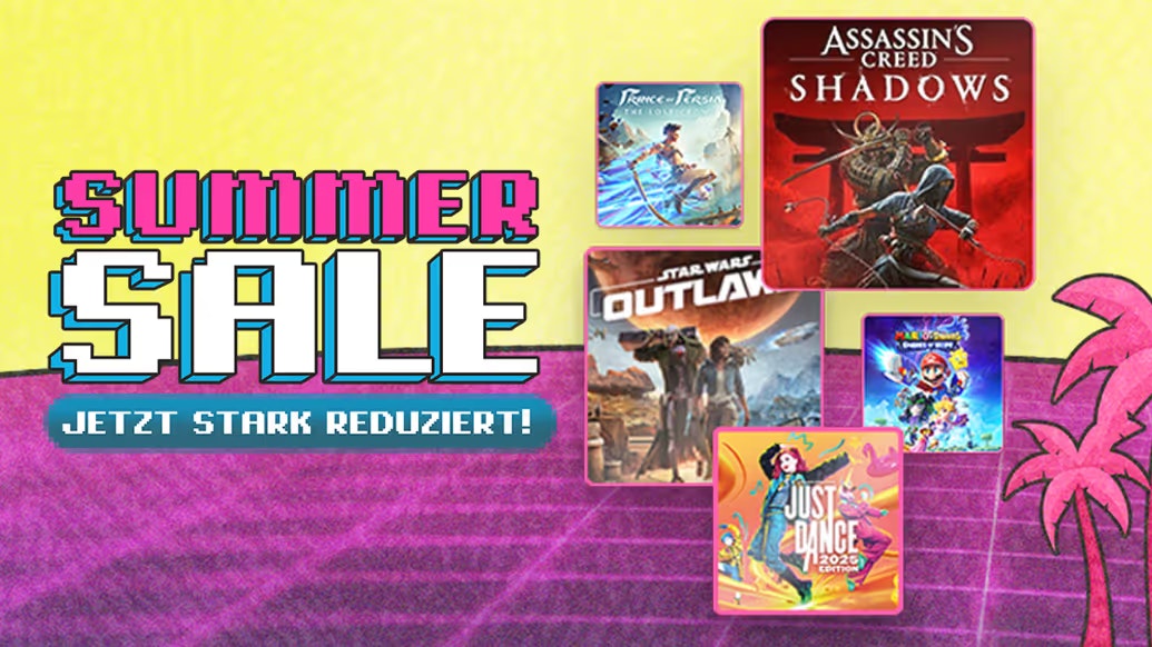 Ubisoft startet Summer Sale: Top-Titel bis zum 3. August stark reduziert.