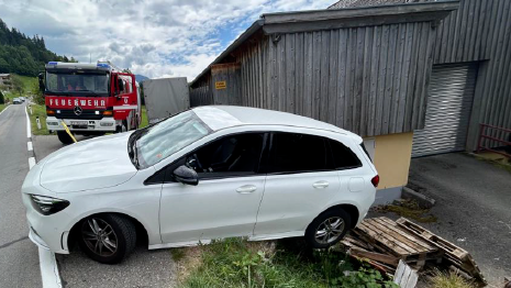 Der Unfall endete glimpflich. 