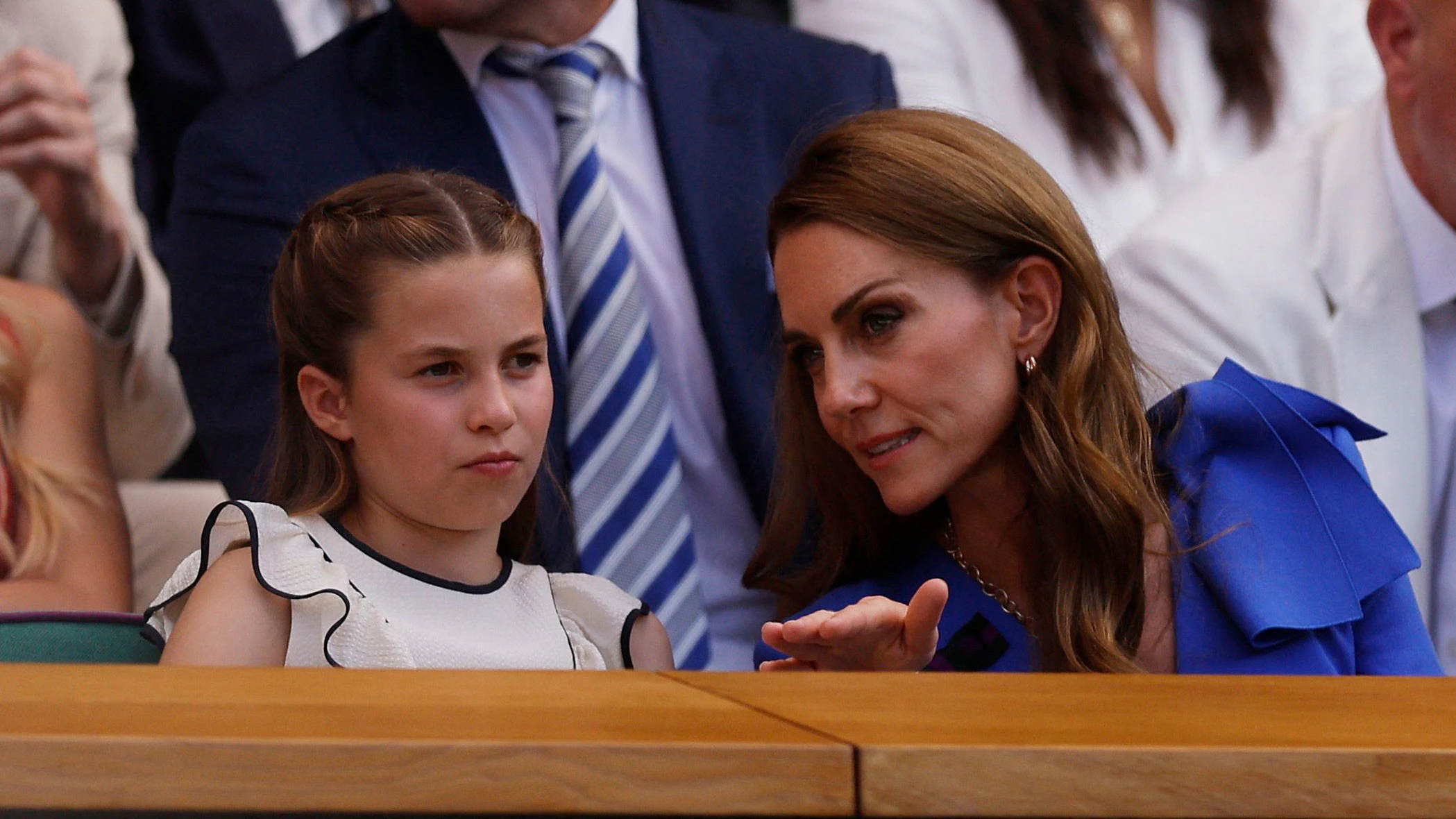 Prinzessin Charlotte verfolgte mit ihrer Mutter Kate, Vater William und Prinz George das Herren-Finale in Wimbledon.