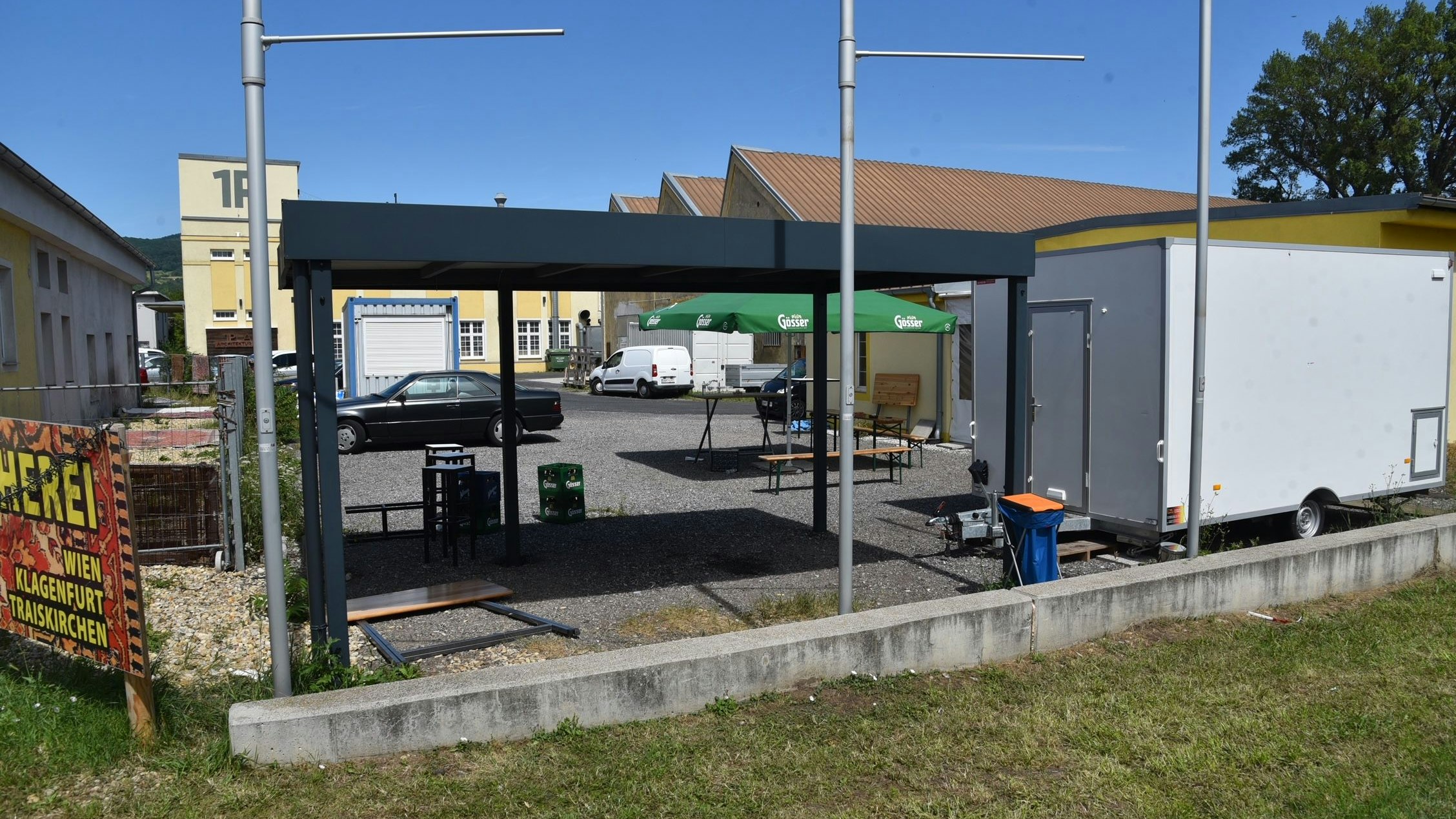 Der Tatort in Traiskirchen am Tag danach