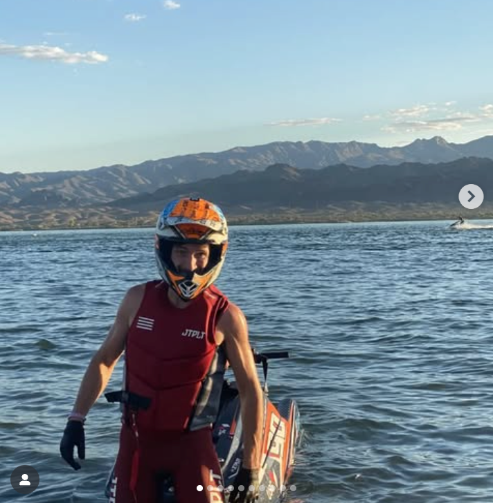 Kevin Reiterer bei seiner Lieblingsbeschäftigung.