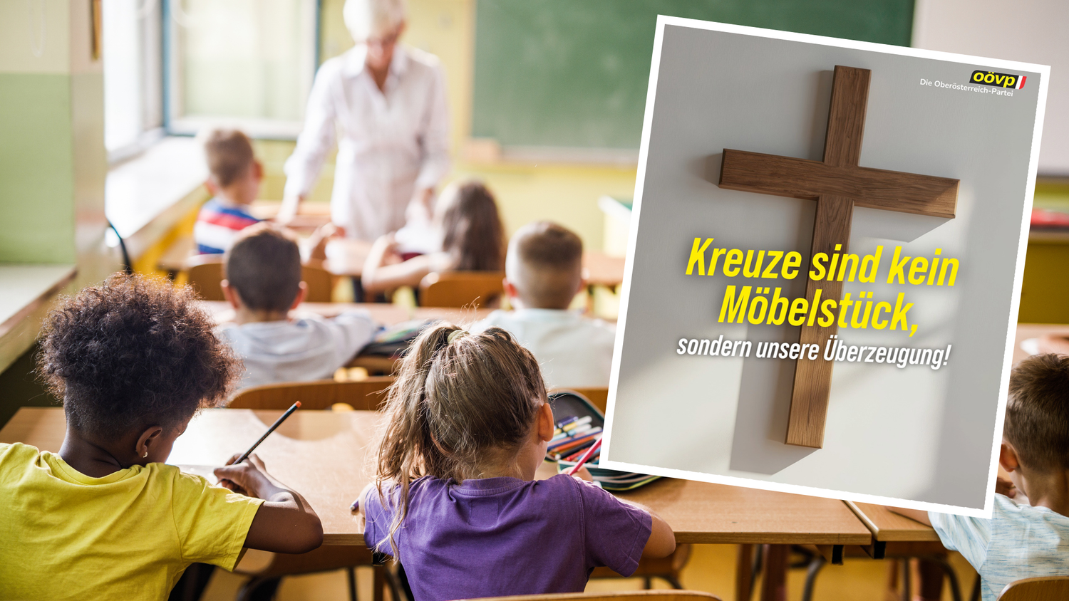 Heute.at - Kreuze kein Möbelstück – helle Aufregung in Schulen