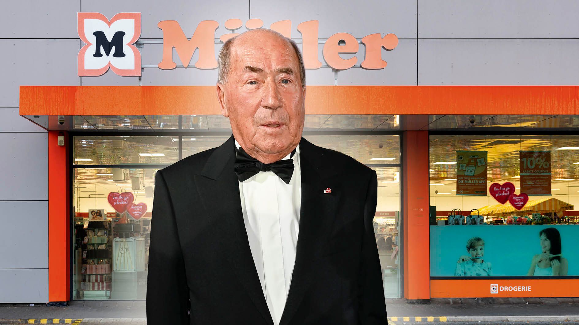Drogeriekönig, Milliardär und gelernter Friseur: Erwin Müller (92) gründete das Unternehmen vor mehr als 70 Jahren, führt immer noch die Geschäfte, bereitet aber offenbar den schrittweisen Rückzug vor.