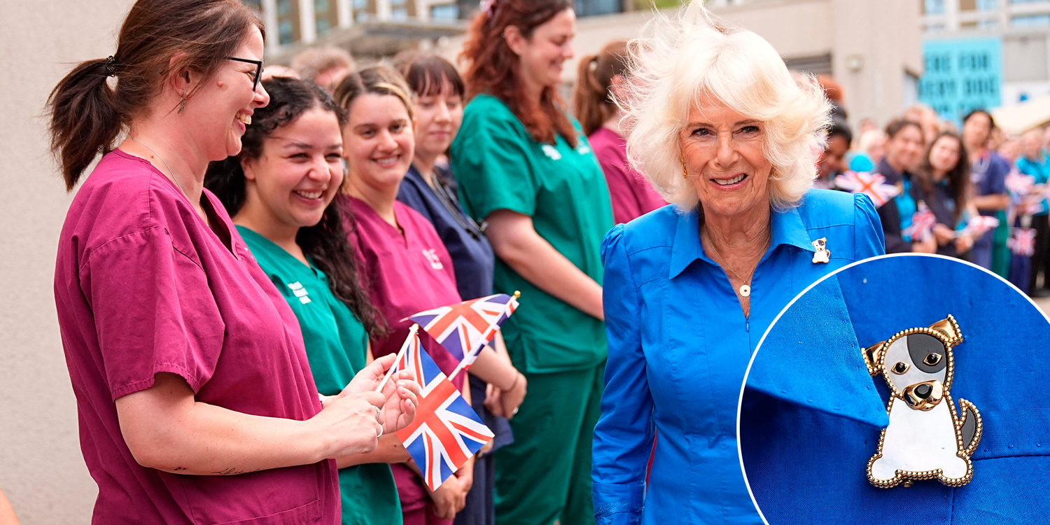 Camilla hat für ihren Anstecker ordentlich was springen lassen.