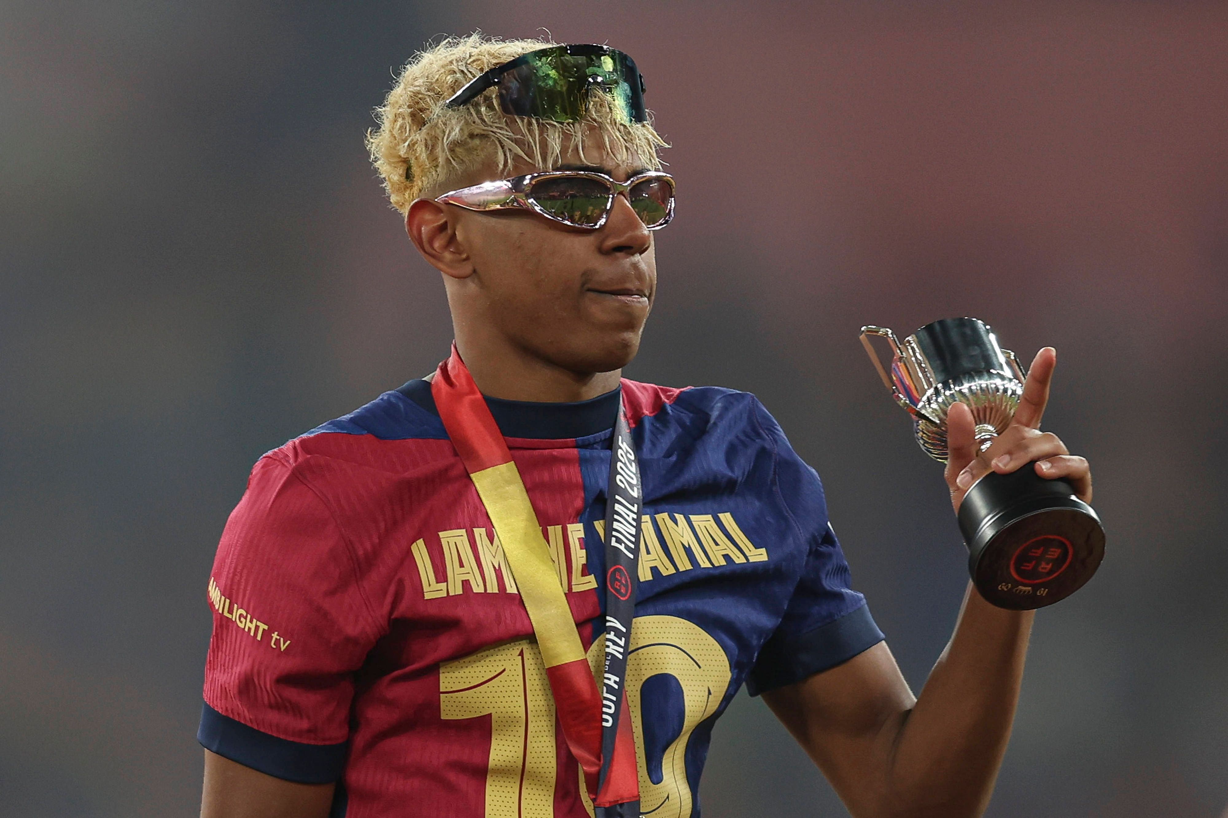 Die Feier von Lamine Yamal sorgt für Aufsehen.