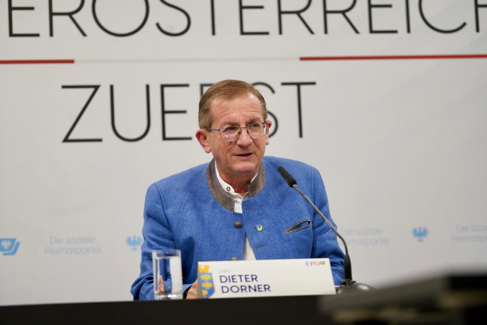 Energiesprecher Dieter Dorner von der FPÖ Niederösterreich