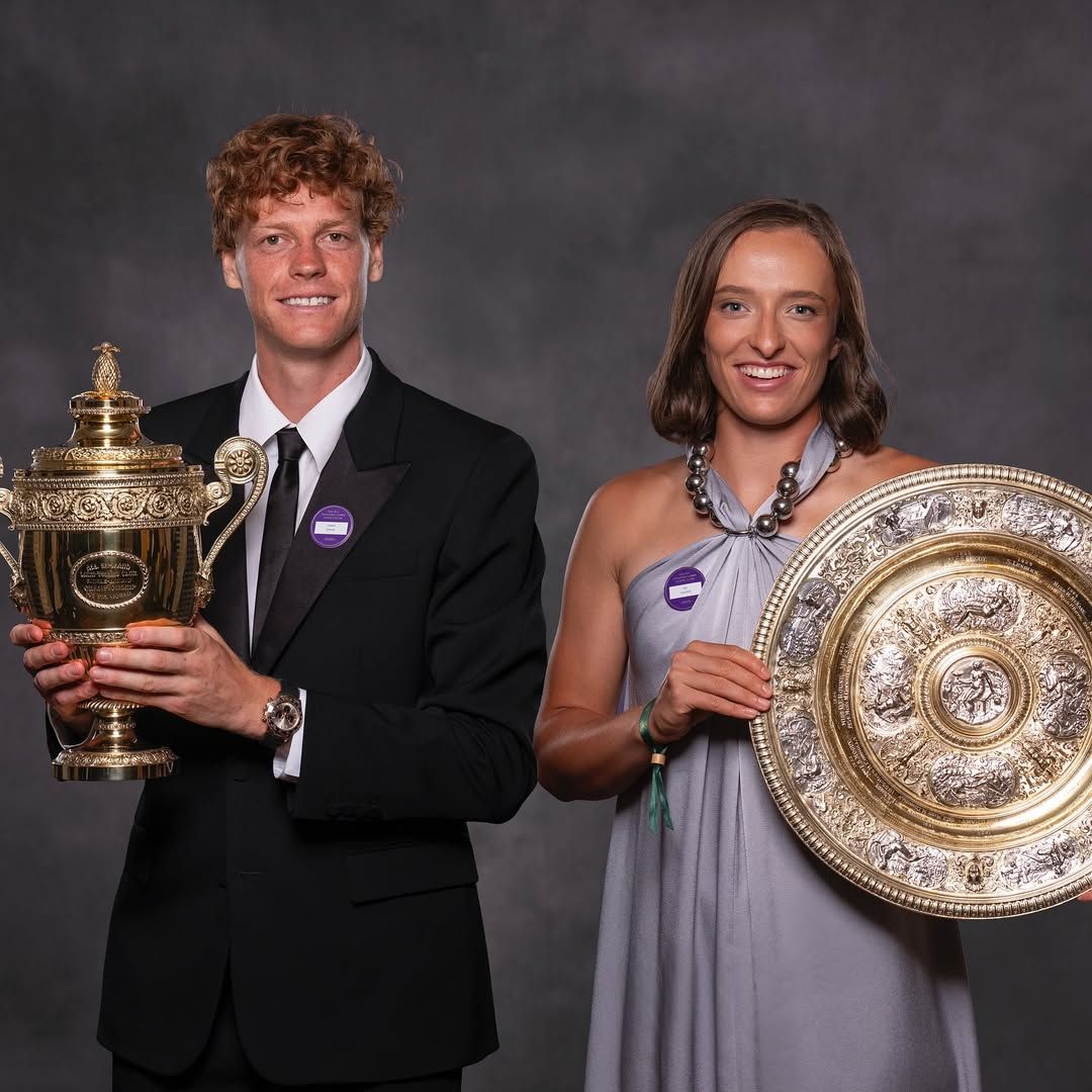 Jannik Sinner und Iga Swiatek.