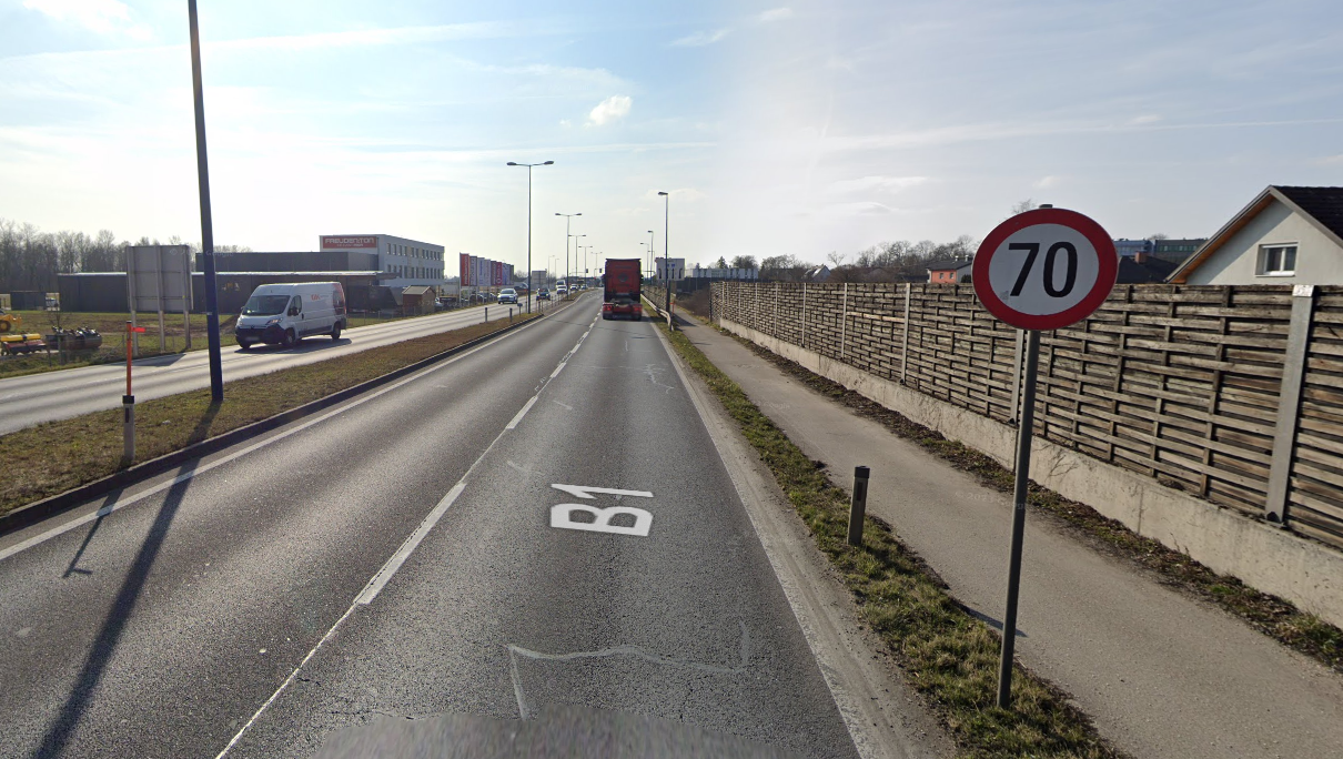 Auf der Wiener Straße (B1) kommt es oft zu wilder Raserei.