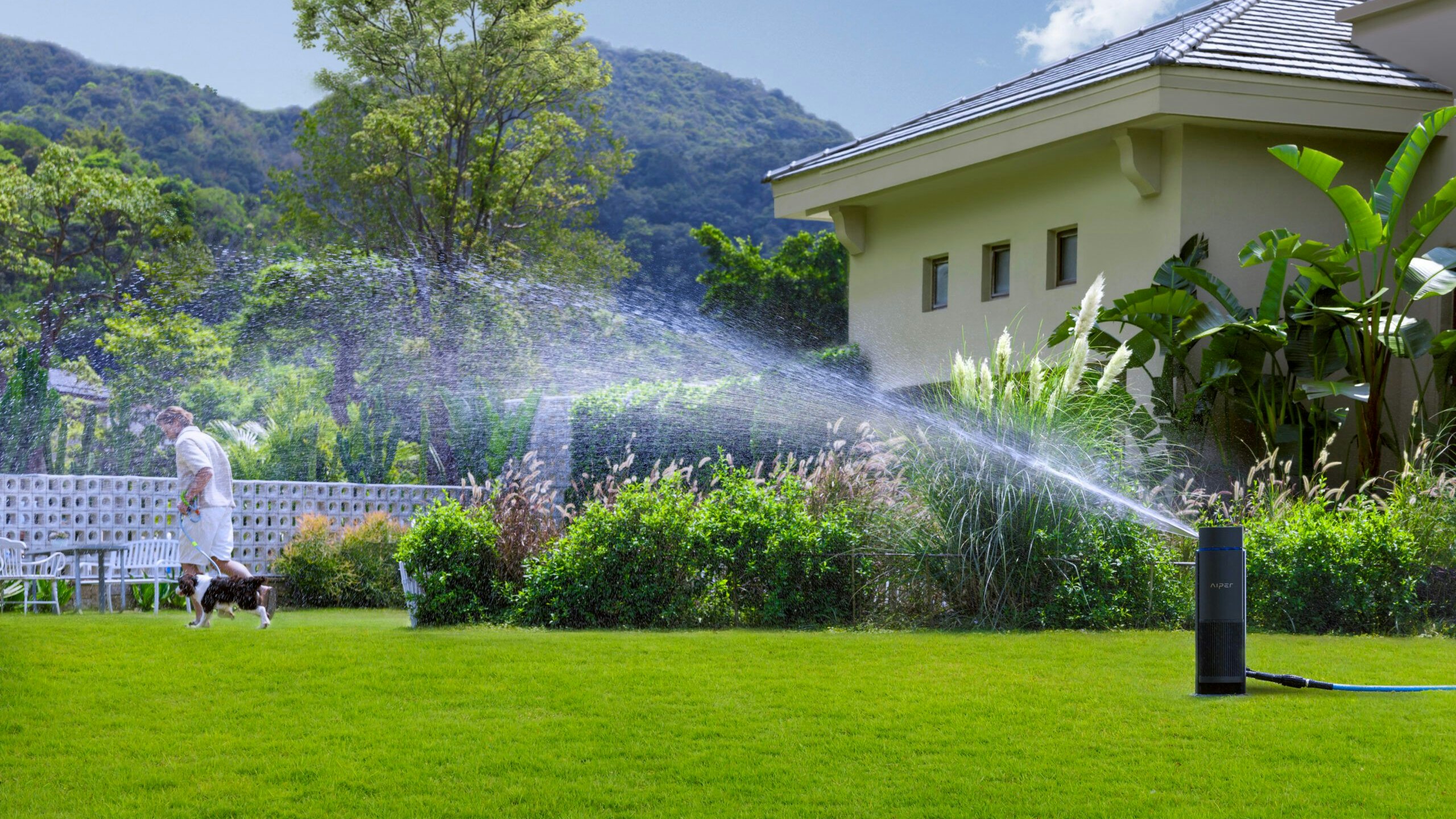 Der Aiper IrriSense sorgt für smarte Rasenbewässerung.