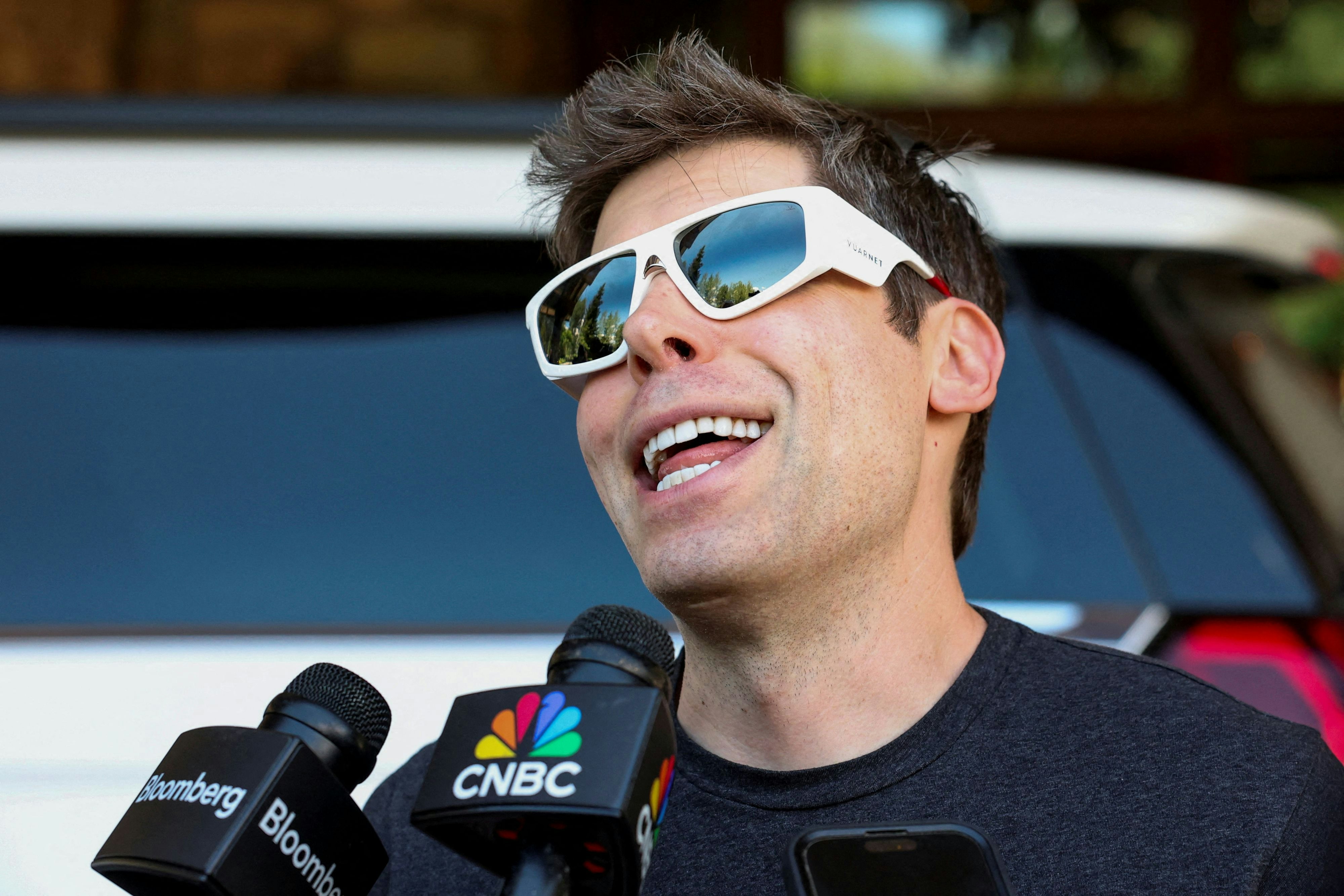 Hat gut lachen: OpenAI-Mastermind Sam Altman kommt demnächst mit einem eigenen Browser auf den Markt