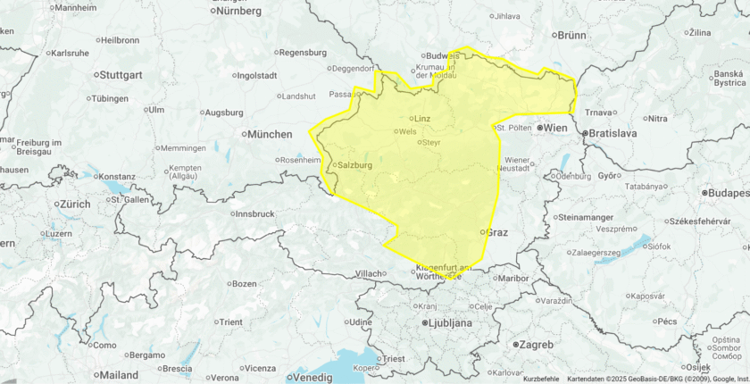 Am Dienstag drohen in Teilen des Landes schwere Unwetter. 