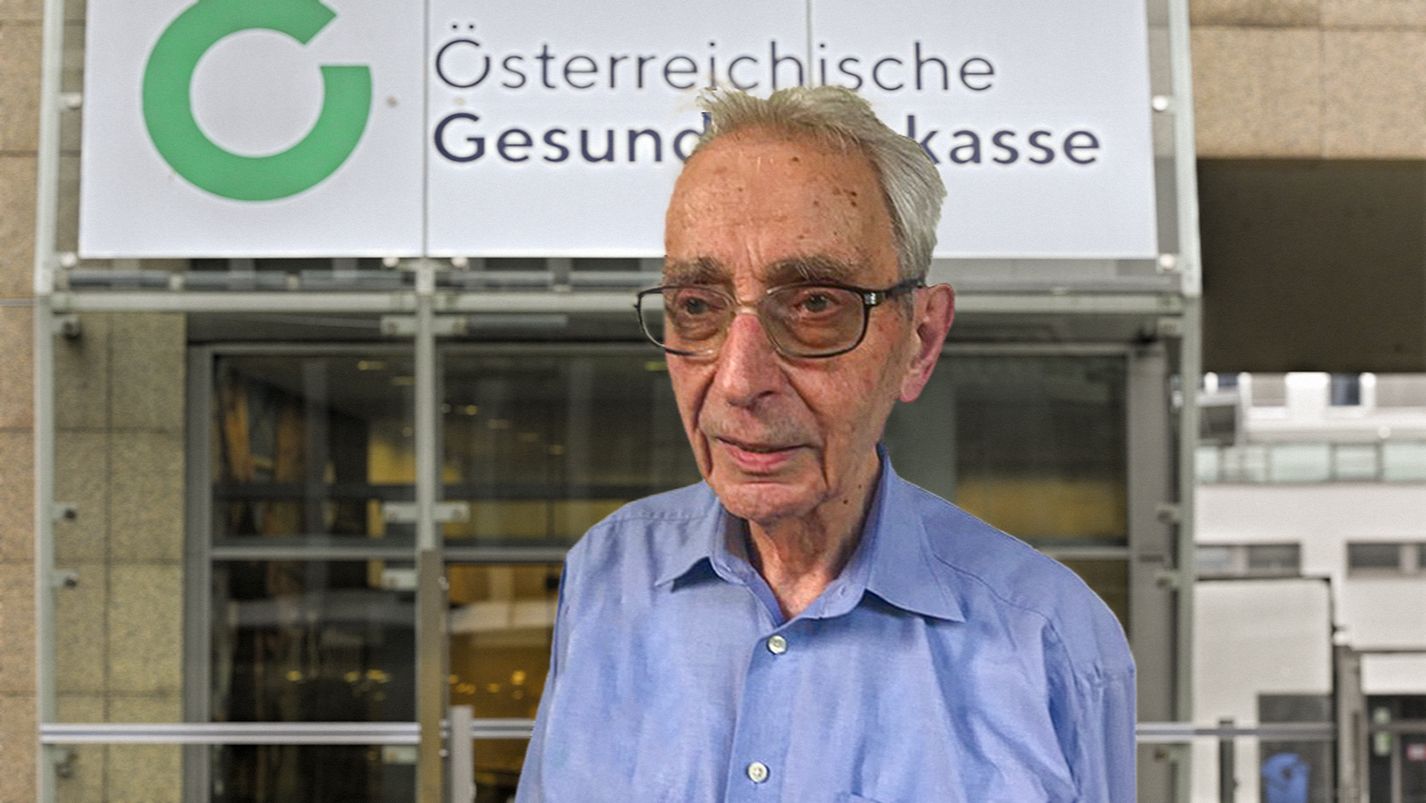 Helmut Hofmann (90) hat einen Brief von der ÖGK bekommen.