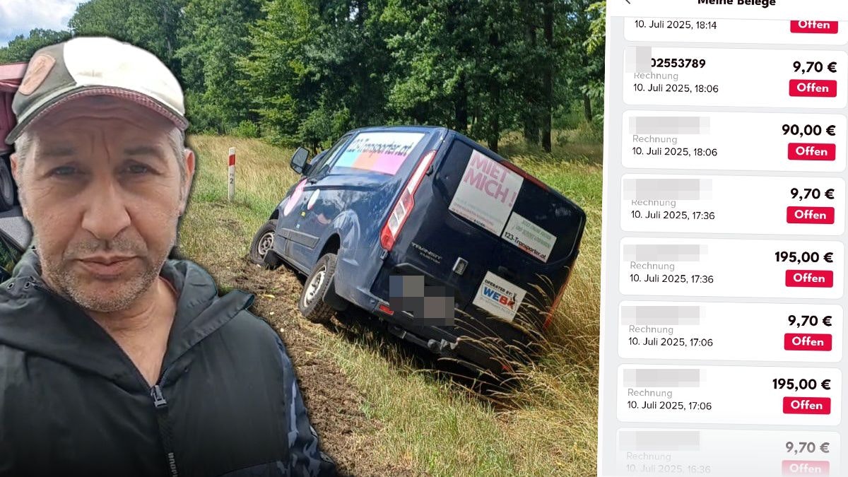 Heute.at - Wiener mietet Transporter – Firma räumt sein Konto leer