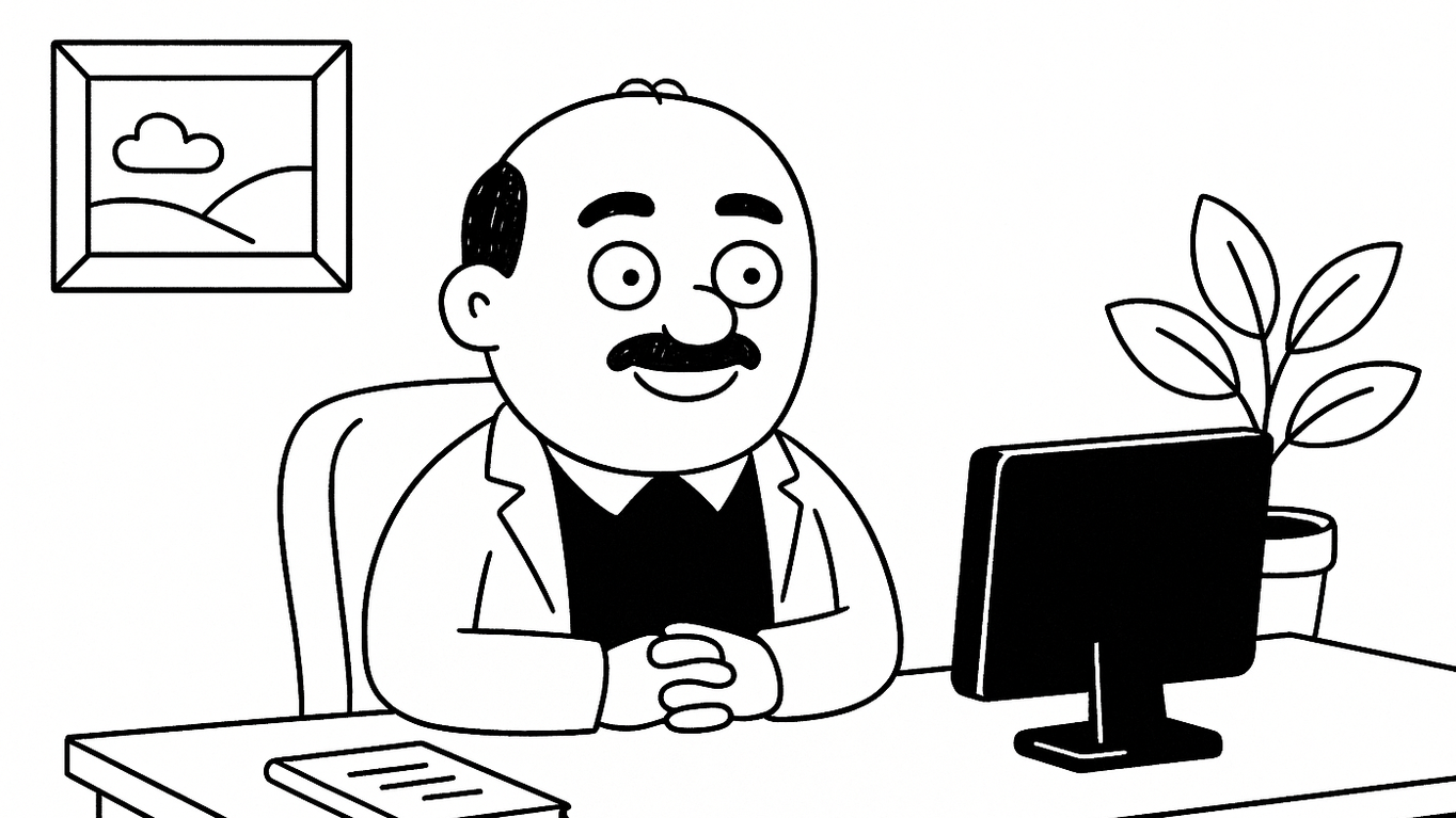 Komischer Kauz: Herlicek hat eigene Ansichten von der perfekten Urlaubsgestaltung.