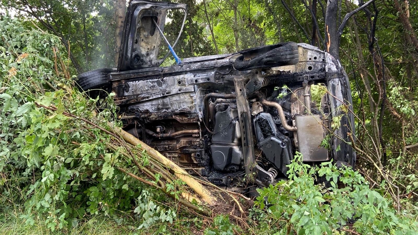 Heute.at - Auto geht in Döbling in Flammen auf – Person stirbt