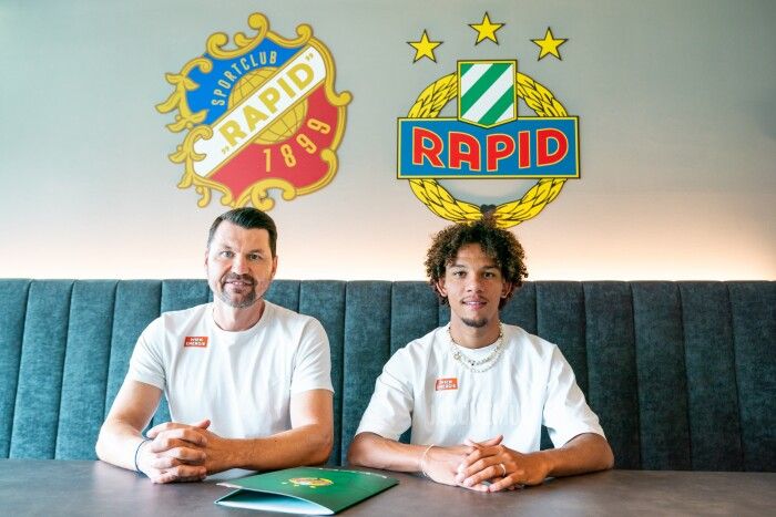 Janis Antiste der neue Stürmer bei Rapid.