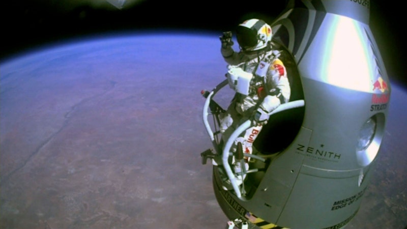 Felix Baumgartner erlangte mit seinem Stratosphärensprung am 14. Oktober 2012 internationale Berühmtheit.