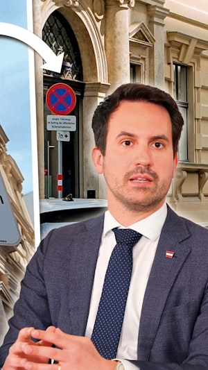 Nächste Dienstwagen-Posse um einen Neos-Politiker: Bildungsminister Wiederkehr parkt den 7er-BMW direkt vorm Ministerium – eigentlich im Parkverbot!
