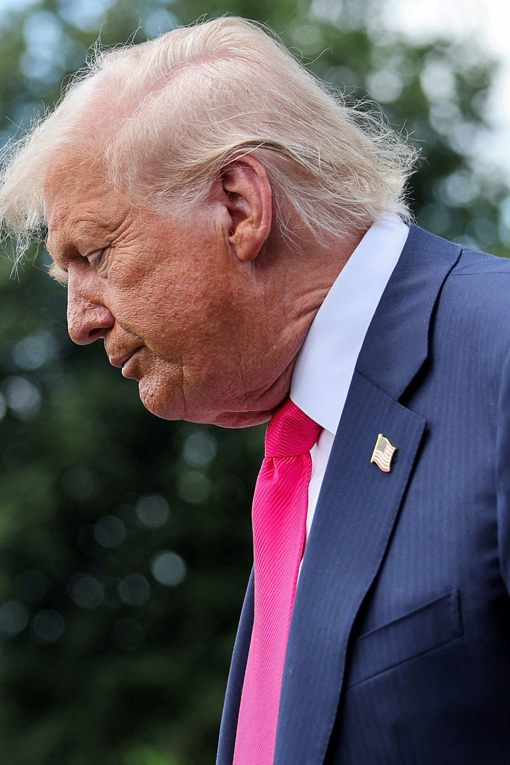 Angezählt: Die Ereignisse der letzten Tage haben dem US-Präsidenten sichtlich zugesetzt