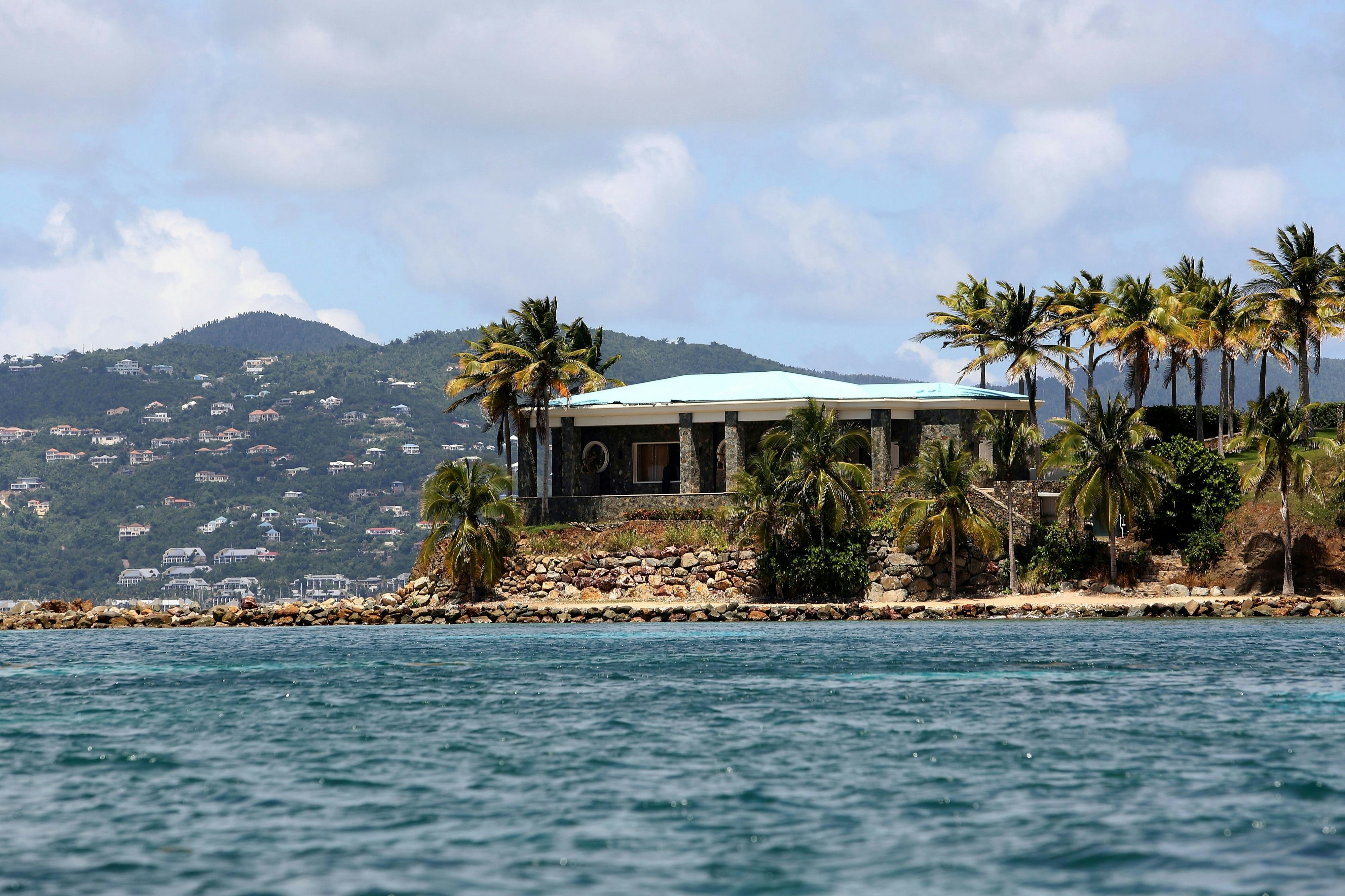 Auf Little St. James Island, die zu den amerikanischen Virgin Islands gehört, besaß Jeffrey Epstein ein Anwesen