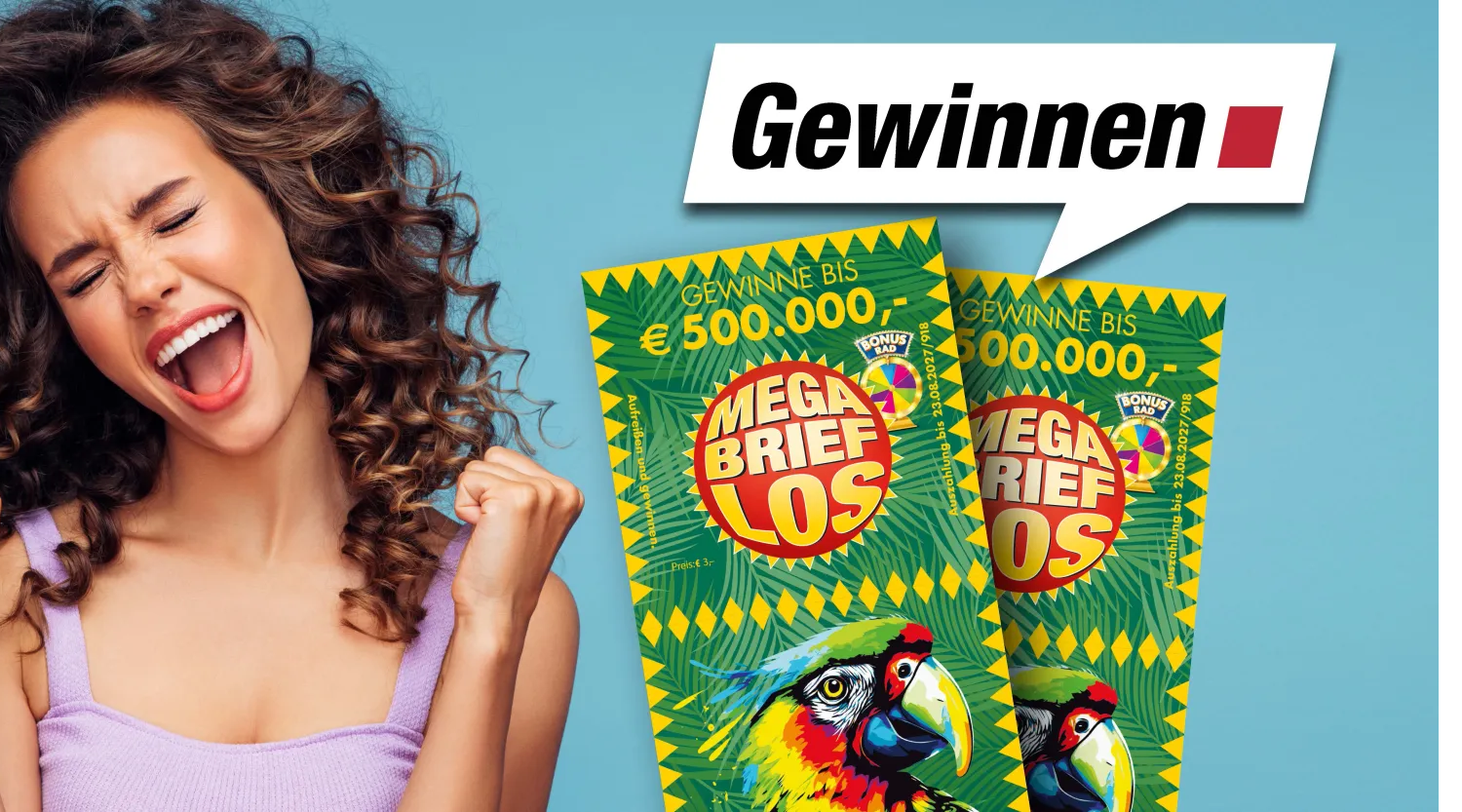 Heute.at - Neues Mega Brieflos mit bis zu 500.000 Euro