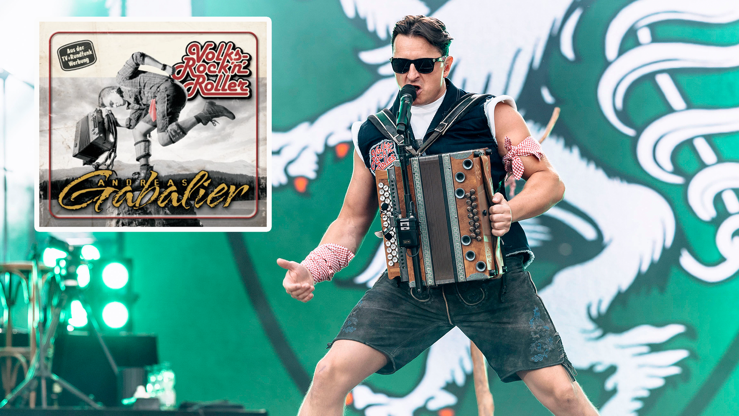 Schon mit seinem ersten Albumcover sorgte Andreas Gabalier für Kontroversen, da seine Pose von manchen mit einem Hakenkreuz verglichen wurde.