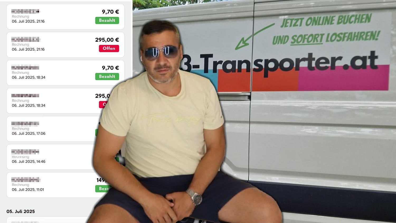 Heute.at - Nächstes Konto leer! Transporter-Fälle schockieren