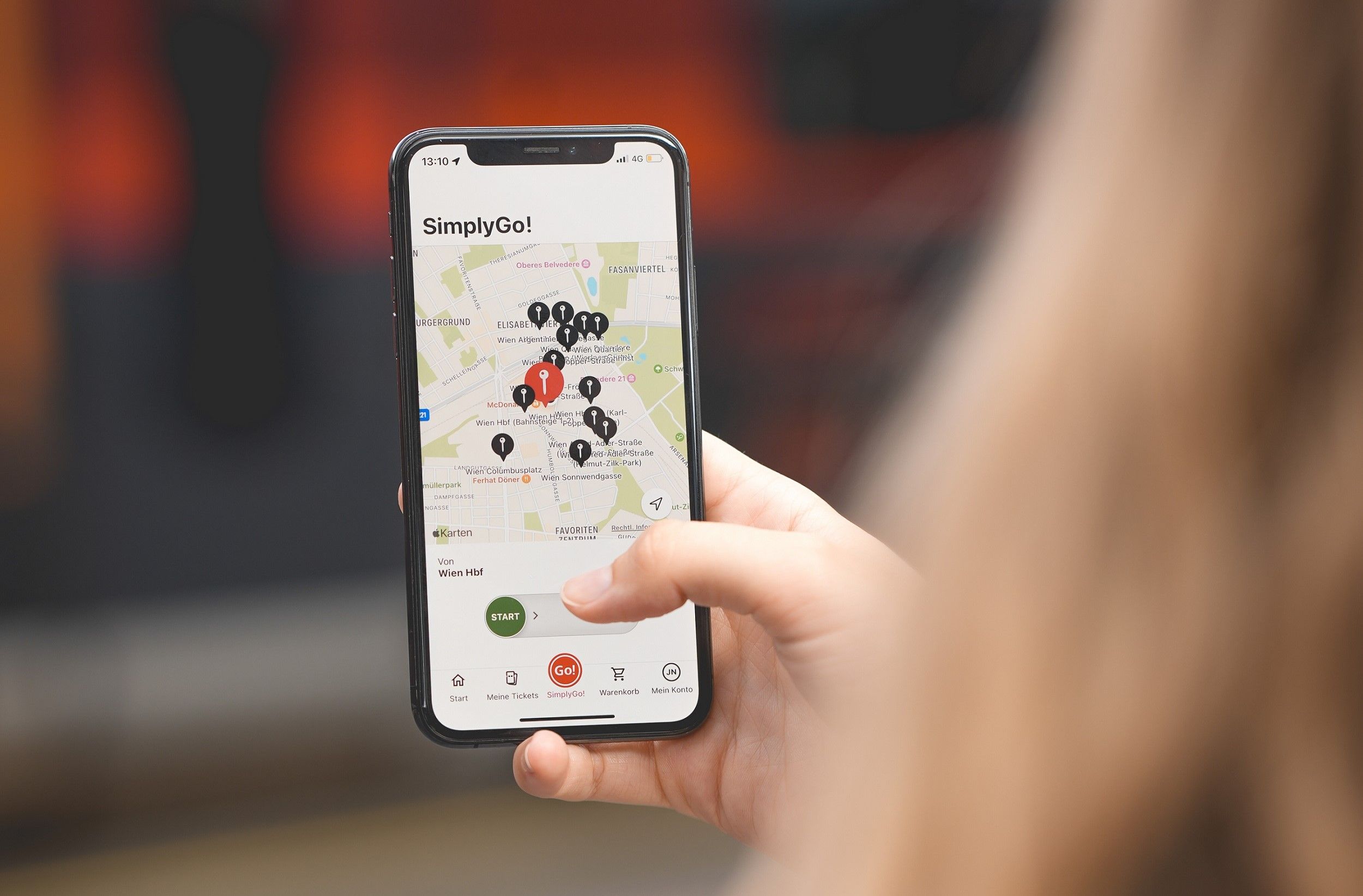 Neues Feature in der Simply Go! App für Klimaticket Ö Besitzer.