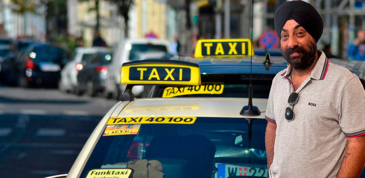 Taxifahrer Sodhi (52) wurde mit einem Seil attackiert.