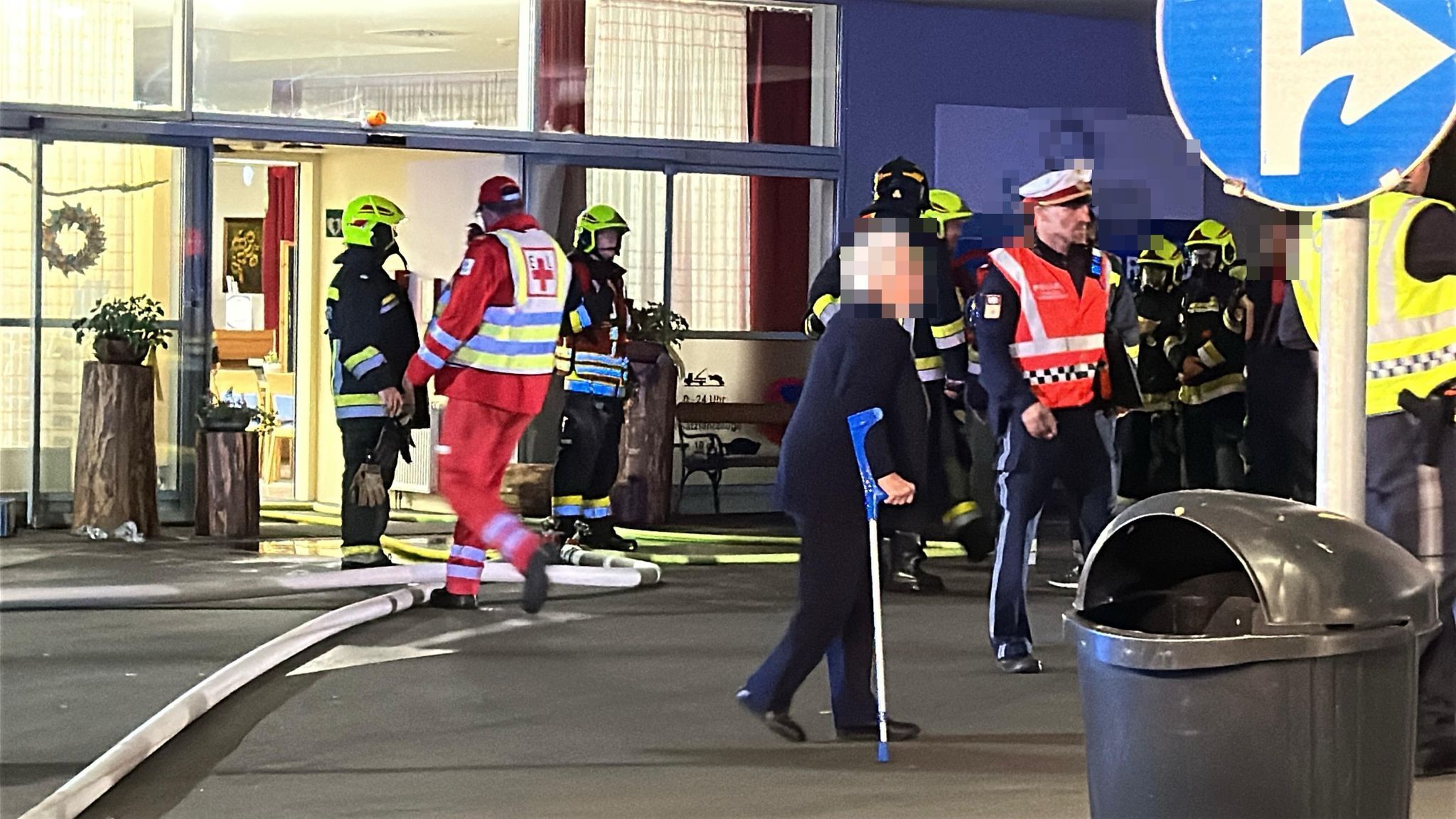 Mehrere Wohnungen mussten evakuiert werden.