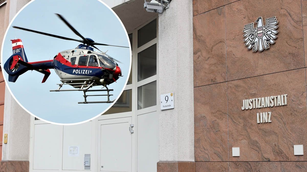 Die Polizei sucht einen flüchtenden Gefängnisinsassen in Linz. (Symbolbild)