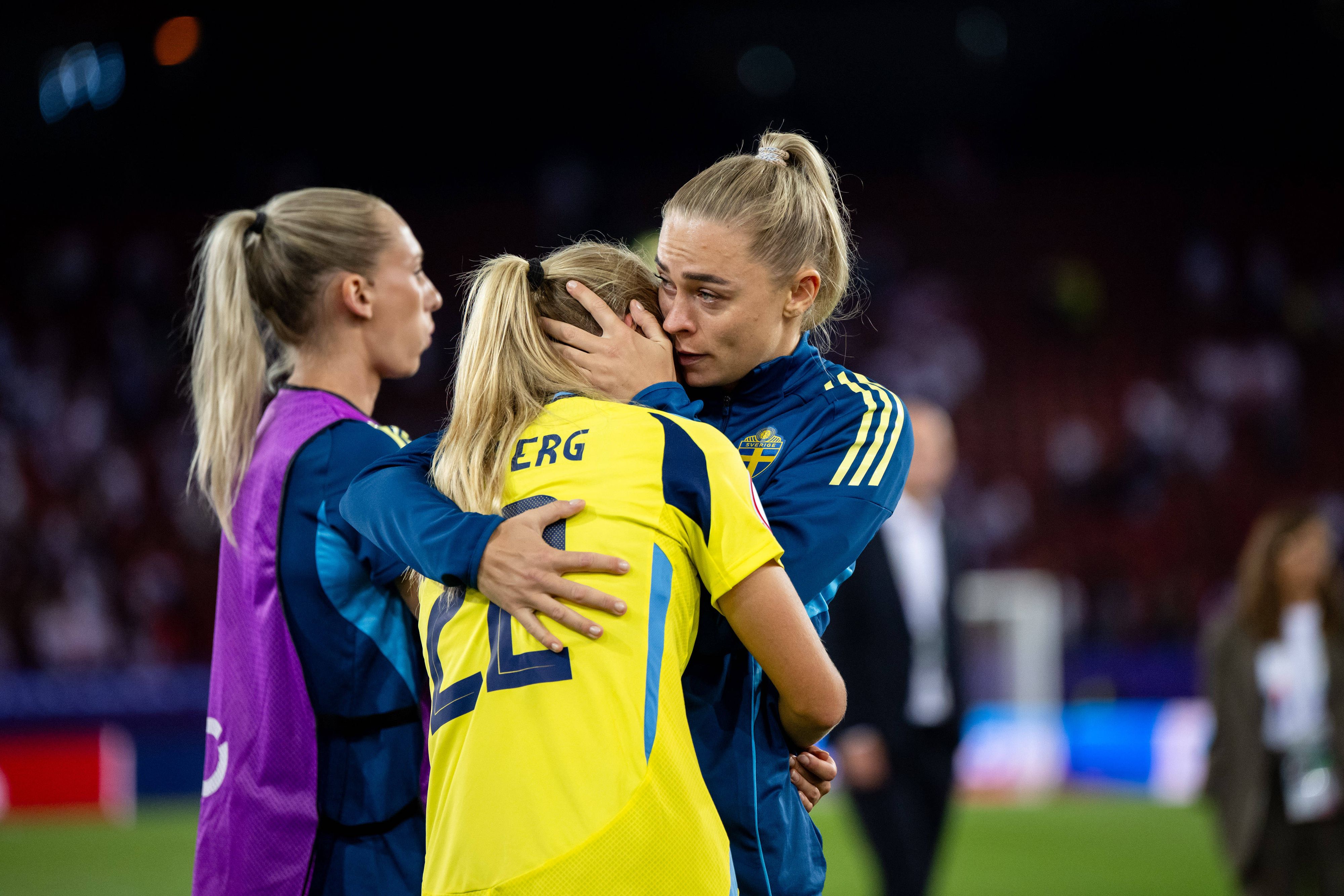 Smilla Holmberg vergab den letzten Elfmeter der Schwedinnen. 