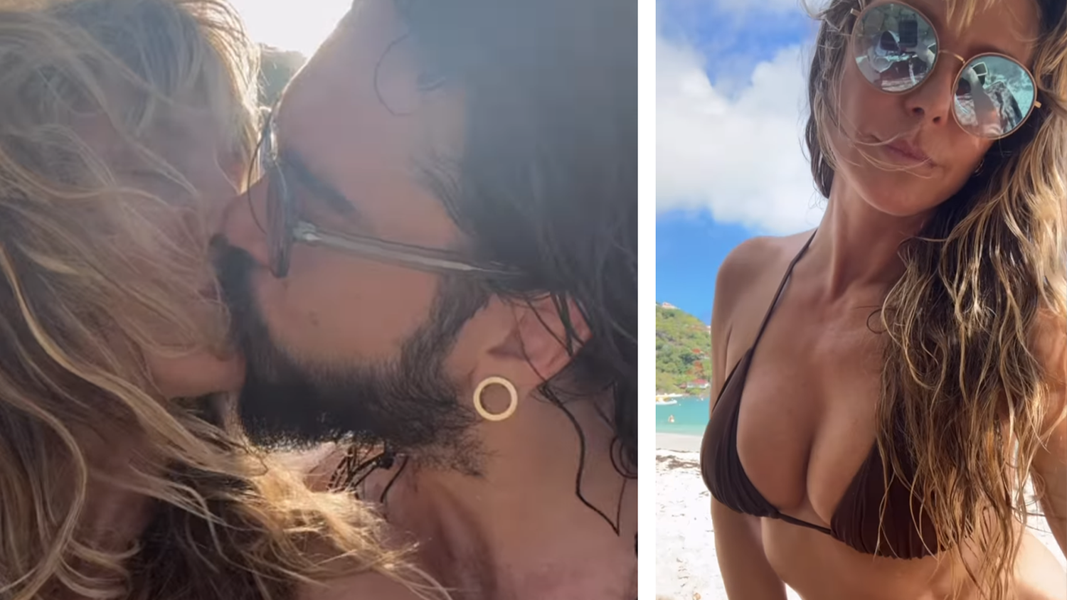 Heidi Klum im Liebes-Urlaub.