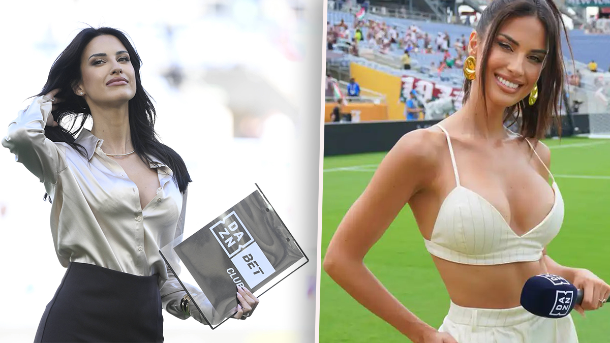 An DAZN-Moderatorin Eleonora Incardona prallt Outfit-Kritik ab. 