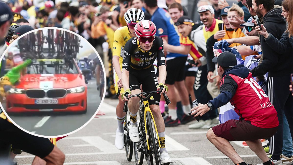 Schrecksekunde bei der 14. Etappe der Tour de France.