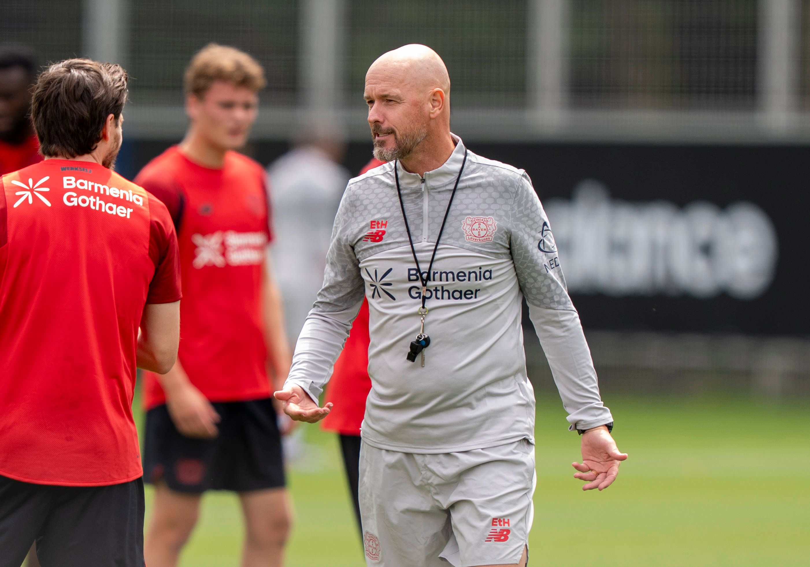 Bayer-Leverkusen-Trainer Erik ten Hag. 